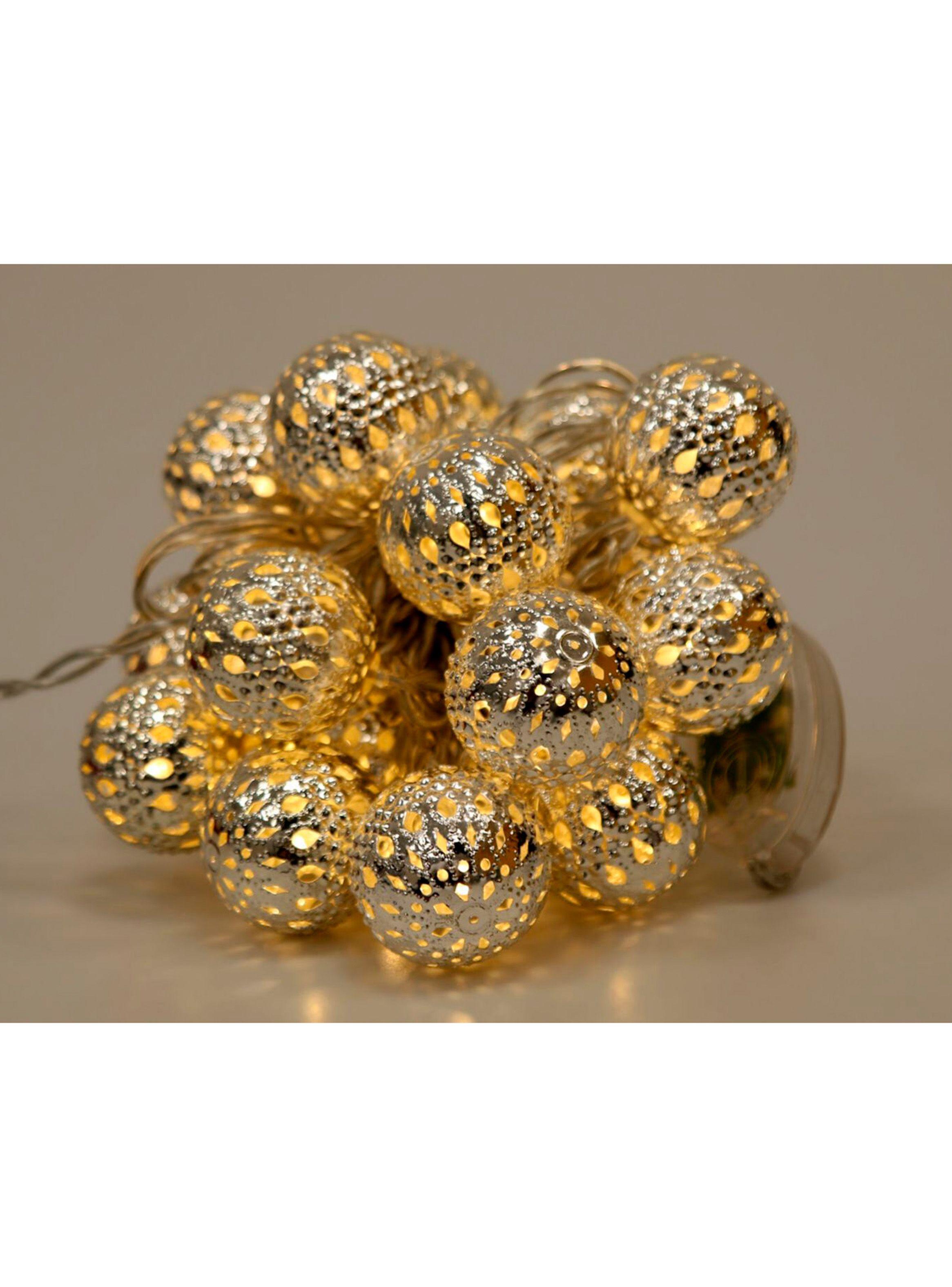 Set 20 Luces 2 Led Plata-3