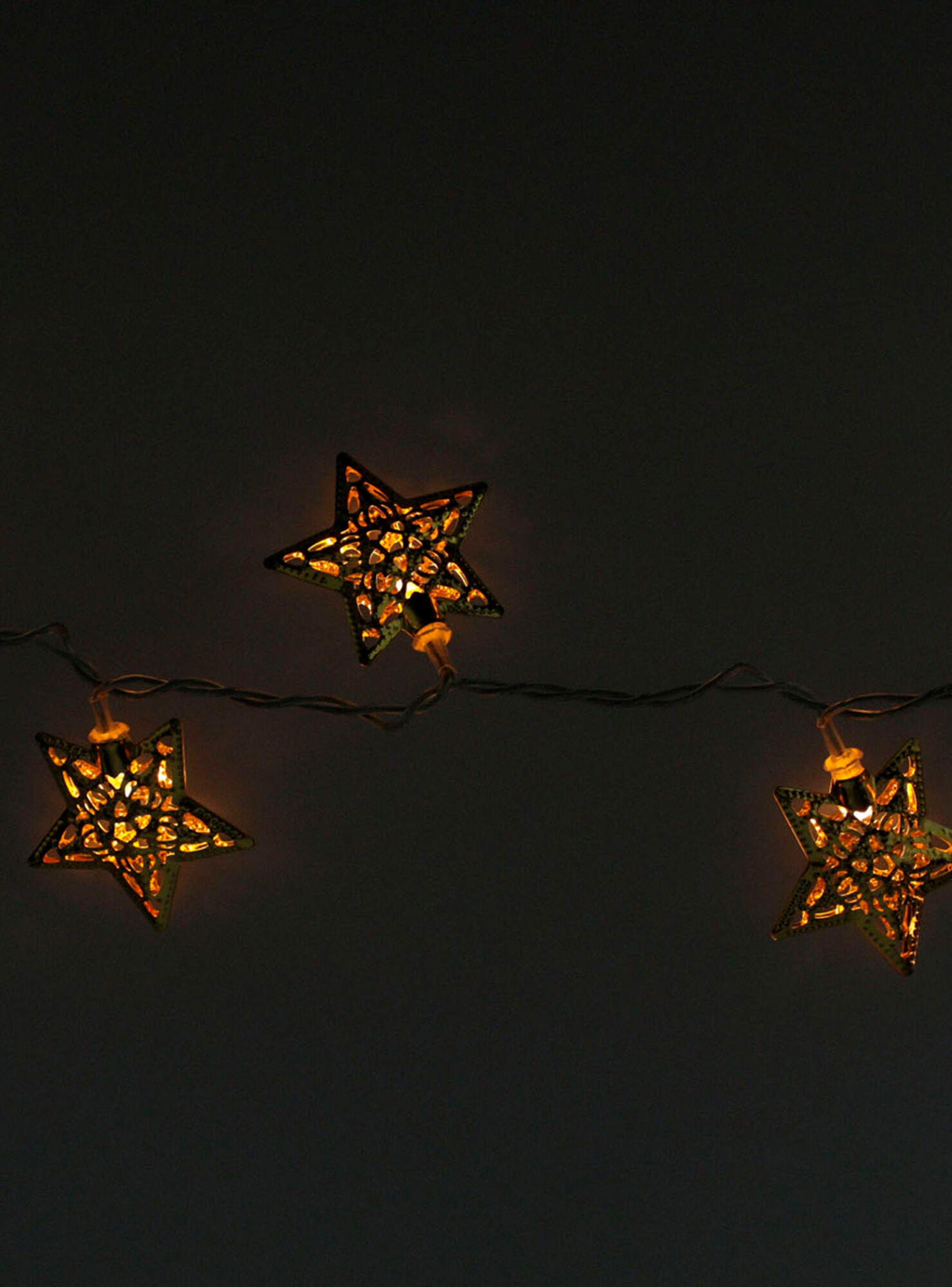 Set 20 Estrellas Led Oro-5