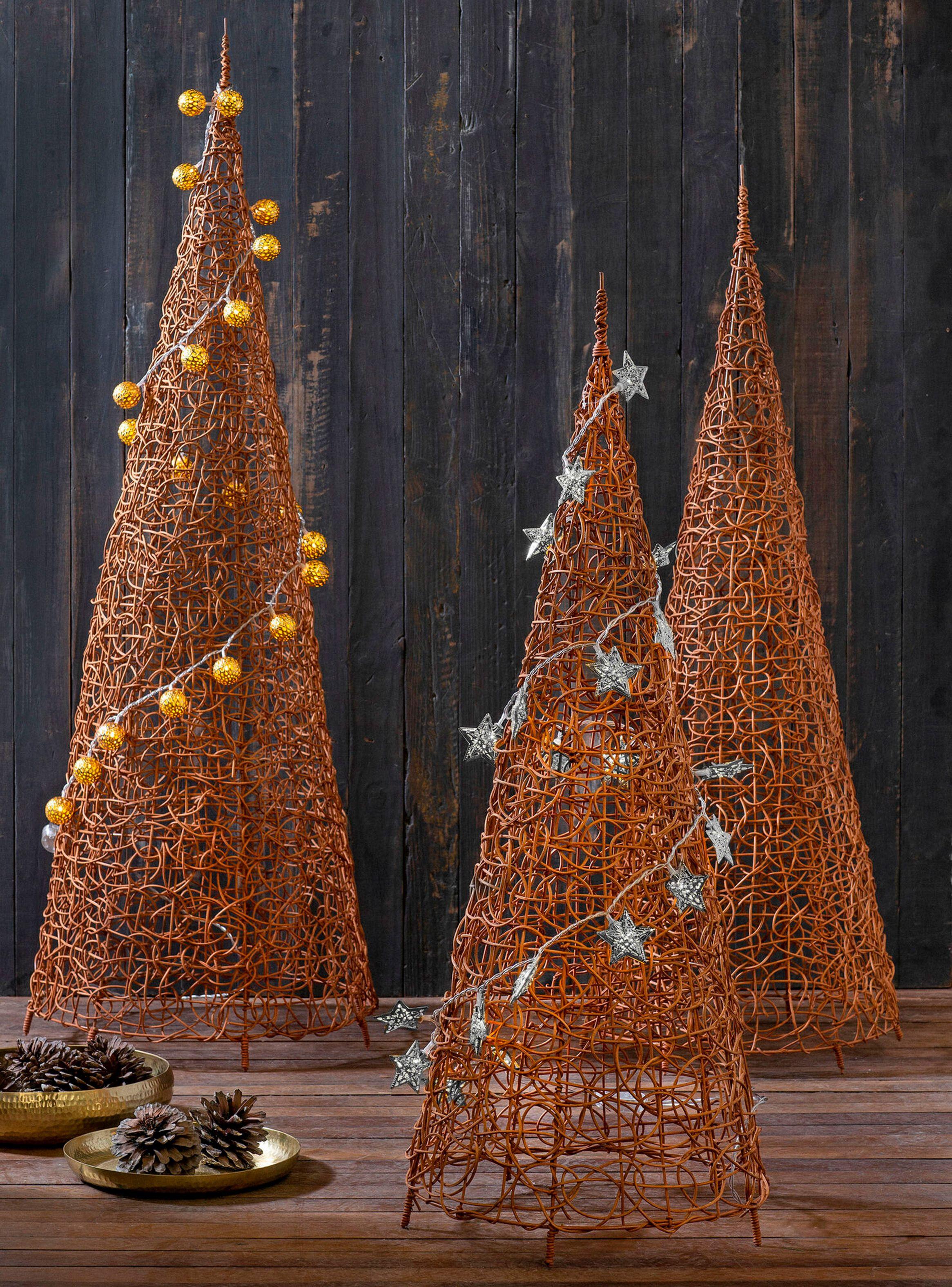 Set 20 Estrellas Led Plata-7