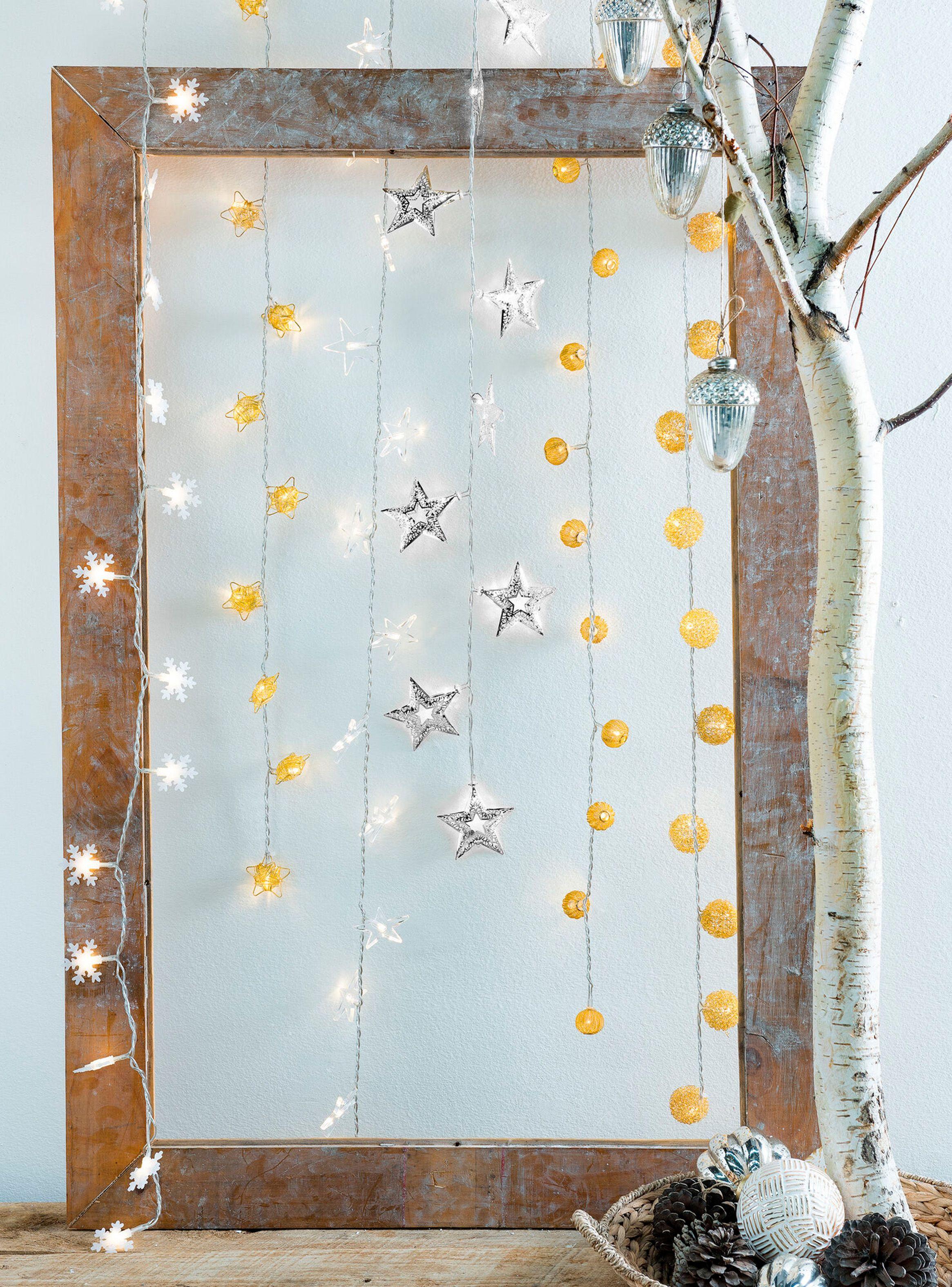 Set 20 Estrellas Led Plata-6