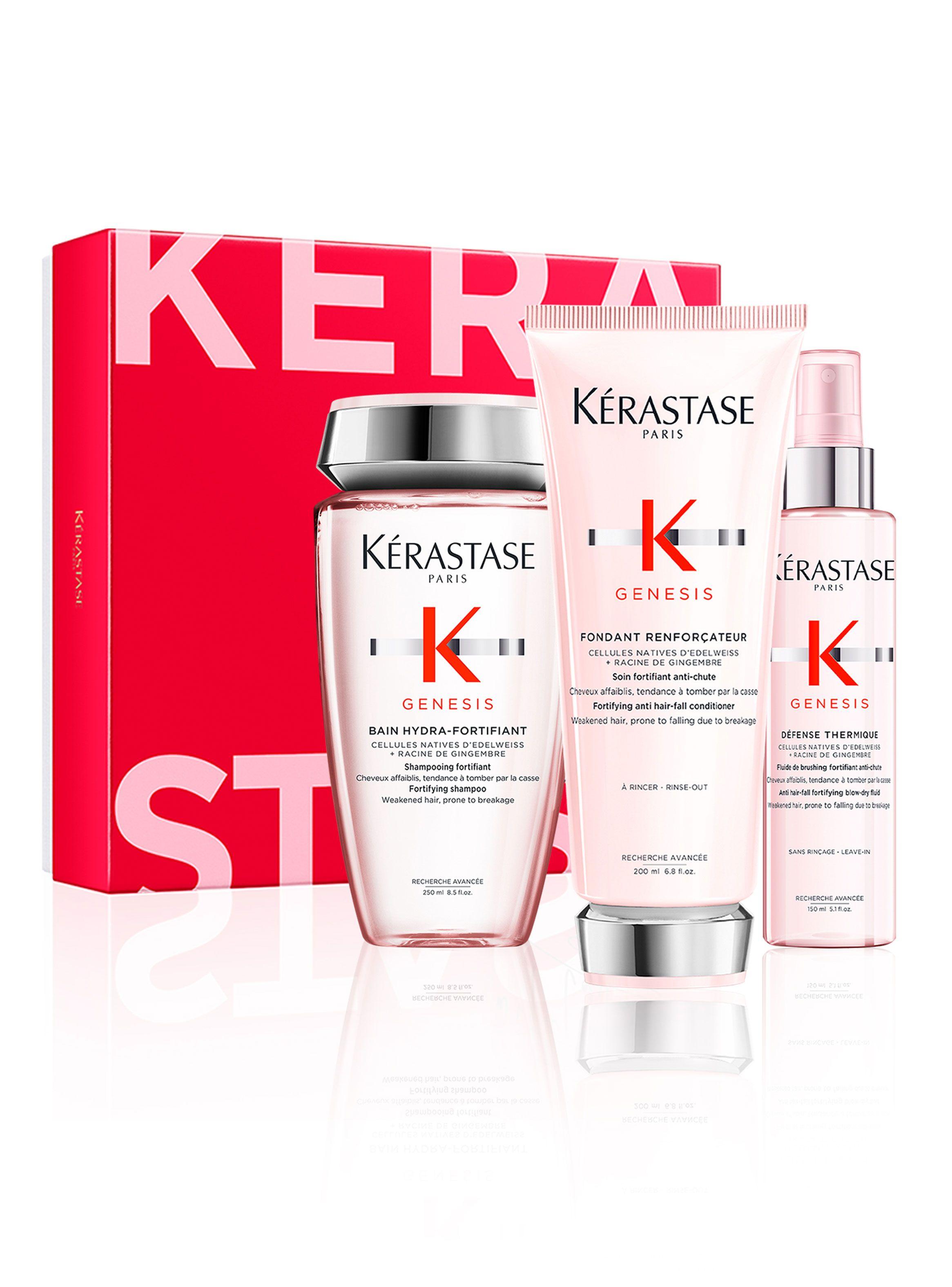 Set Hidratante Anti-Caída Genesis Shampoo 250ml + Acondicionador 200ml + Spray Thermique 150ml Kérastase-0