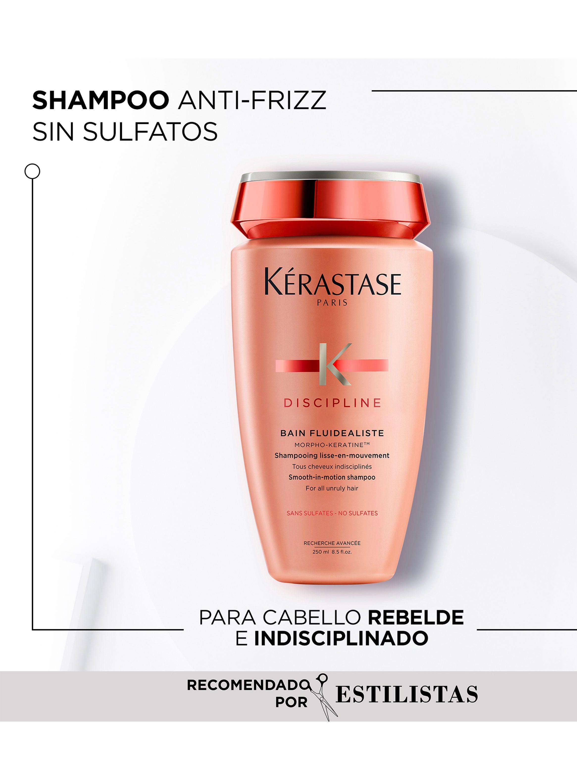 Set Cabello Anti-Frizz Discipline Shampoo 250ml + Acondicionador 200ml + Crema 150ml Kérastase-1