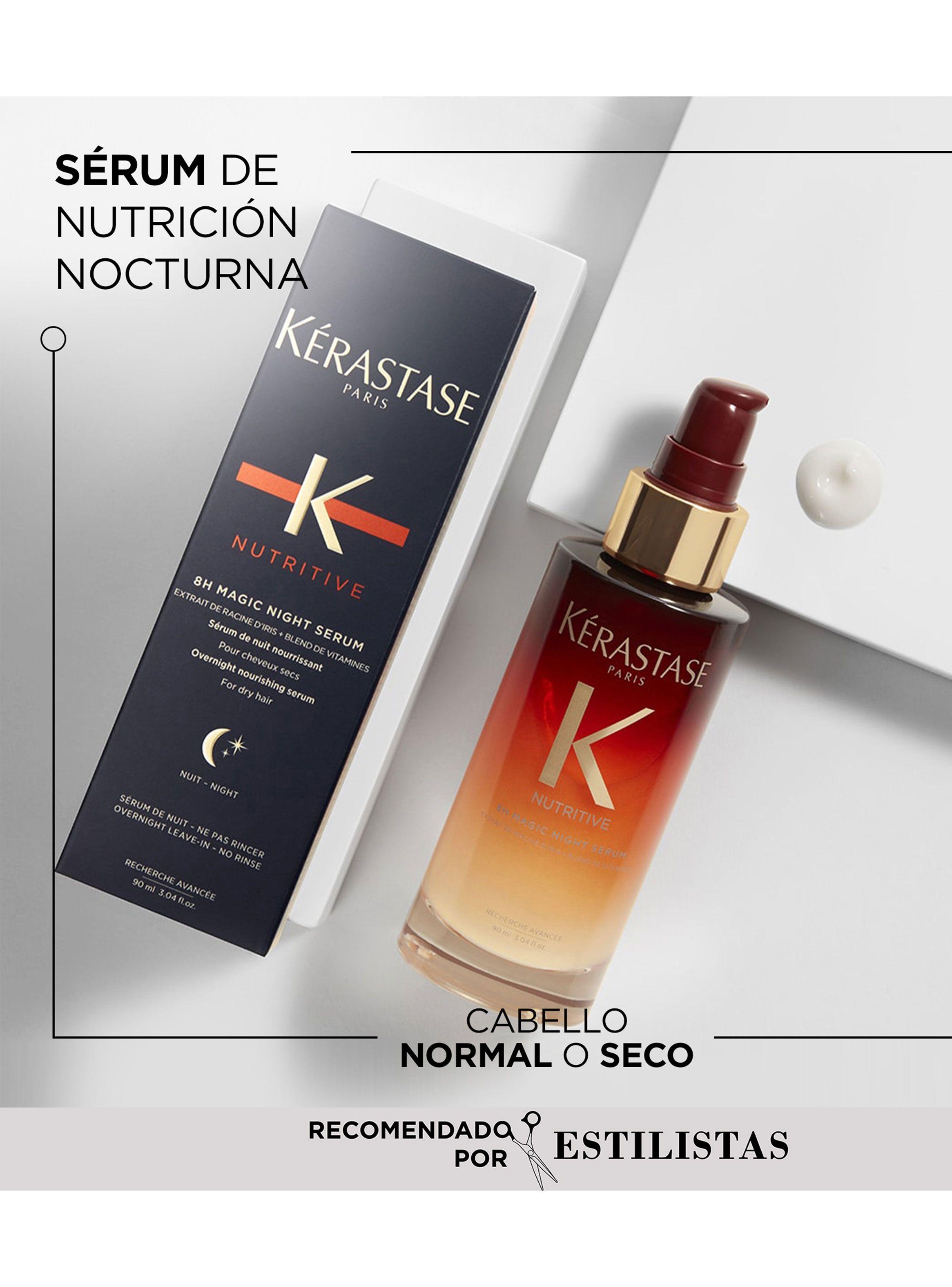 Set Cabello Seco Nutritive Sérum 90ml + Shampoo 80ml + Crema termoprotectora 50ml Kérastase-3