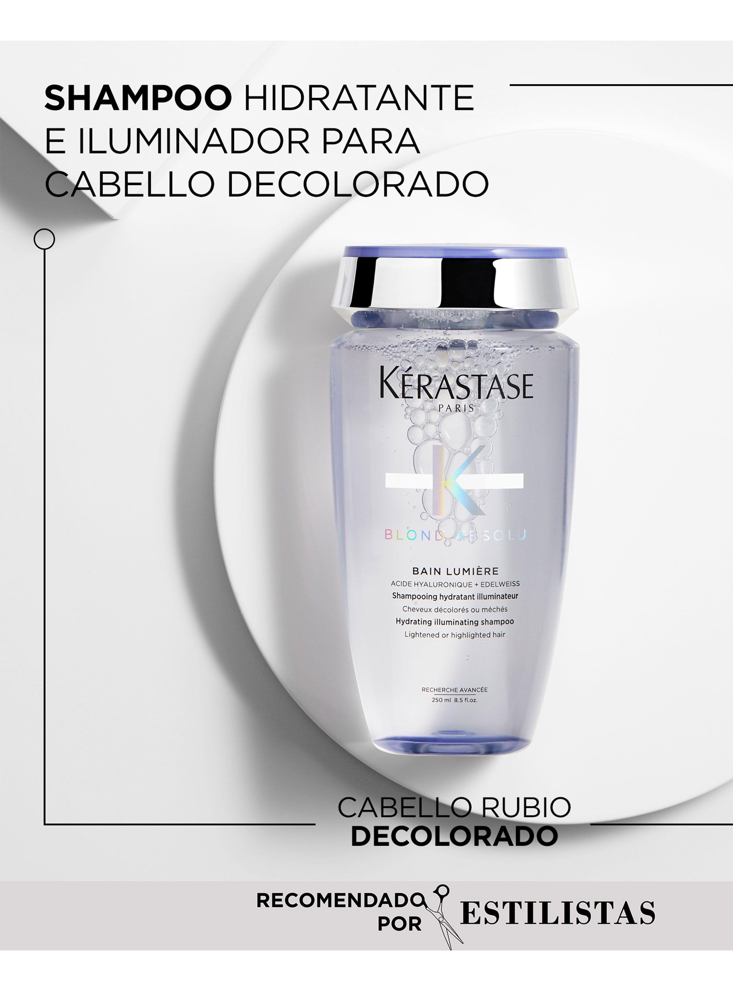 Set Reparación Cabello Rubio o Decolorado Blond Absolu Shampoo 80ml + Acondicionador 75ml + Aceite Huile Cicaextreme 50ml Kérastase-1
