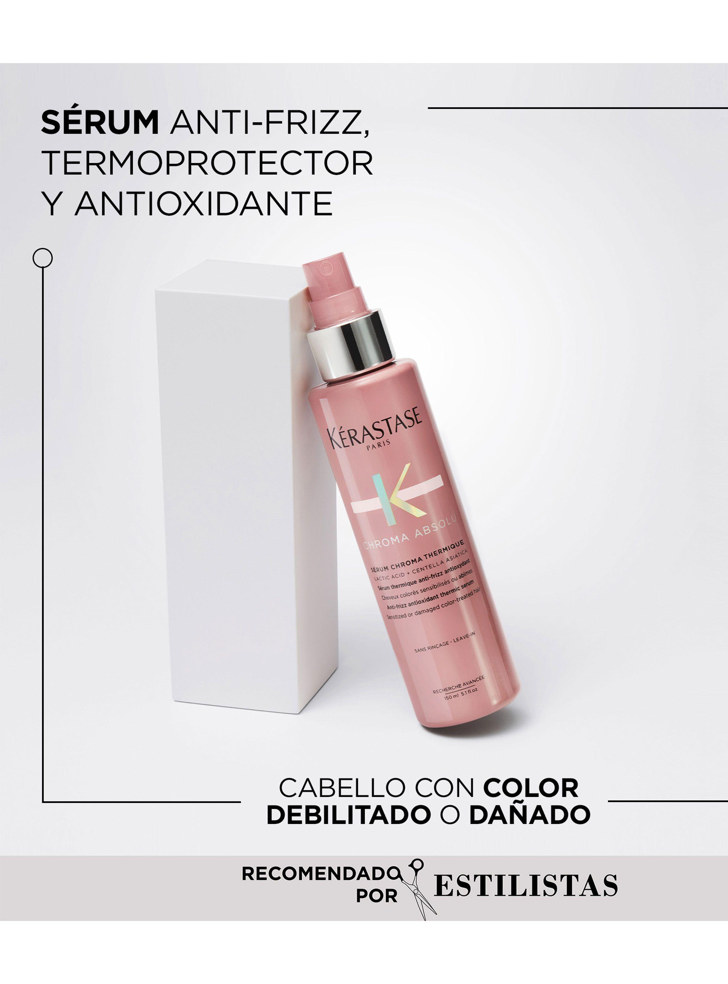 Set Reparación Cabello con Color Chroma Absolu Shampoo 80ml + Acondicionador 75ml + Sérum 45ml Kérastase-3
