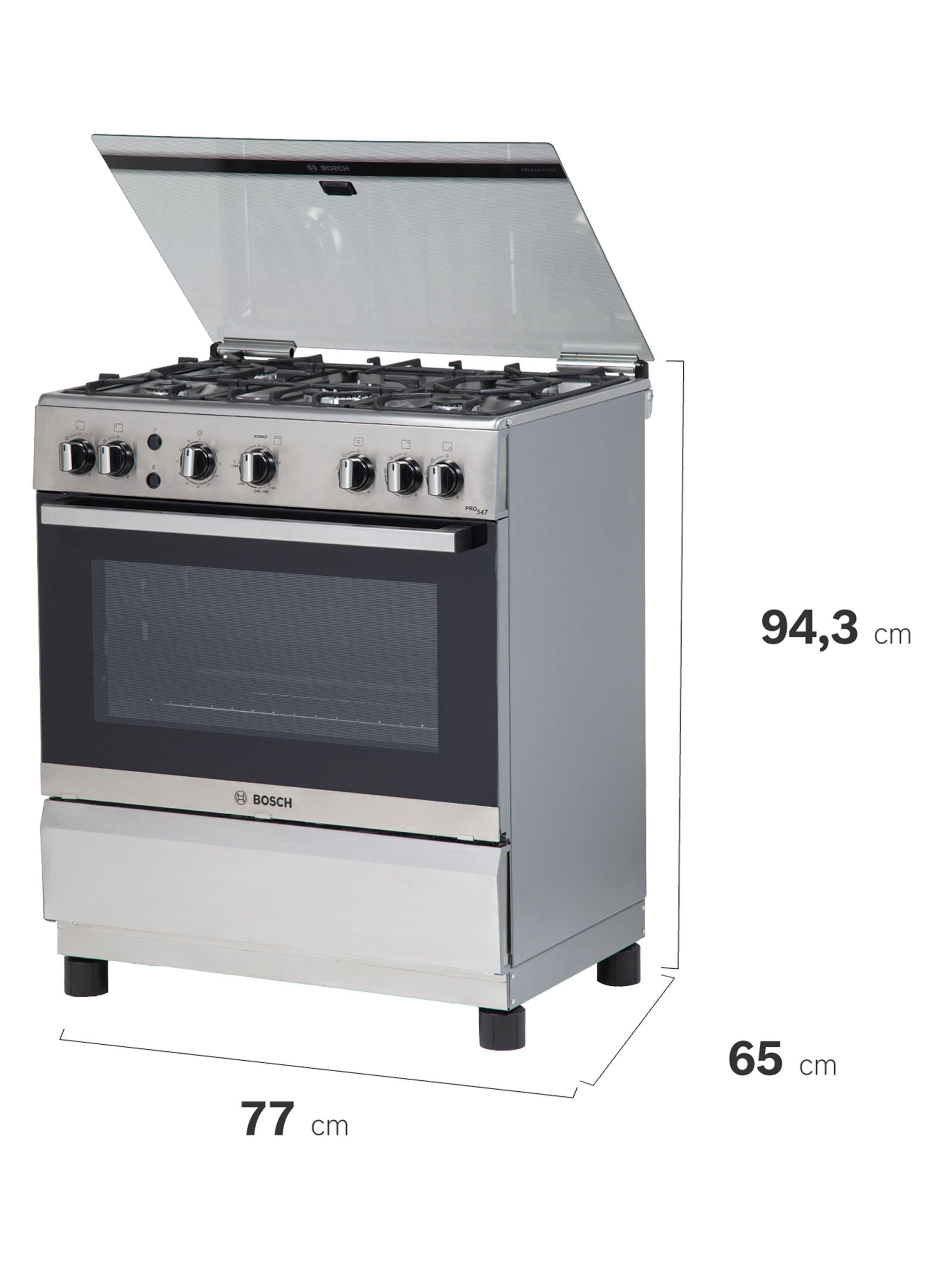 Cocina a Gas 5 Quemadores Pro 547 HSK44I26SE-1