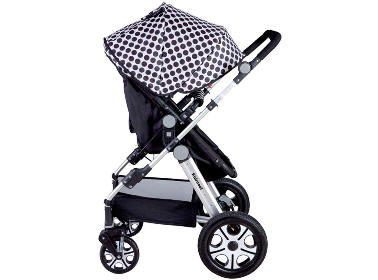 Coche Cuna 6 Posiciones Negro Kidscool-2