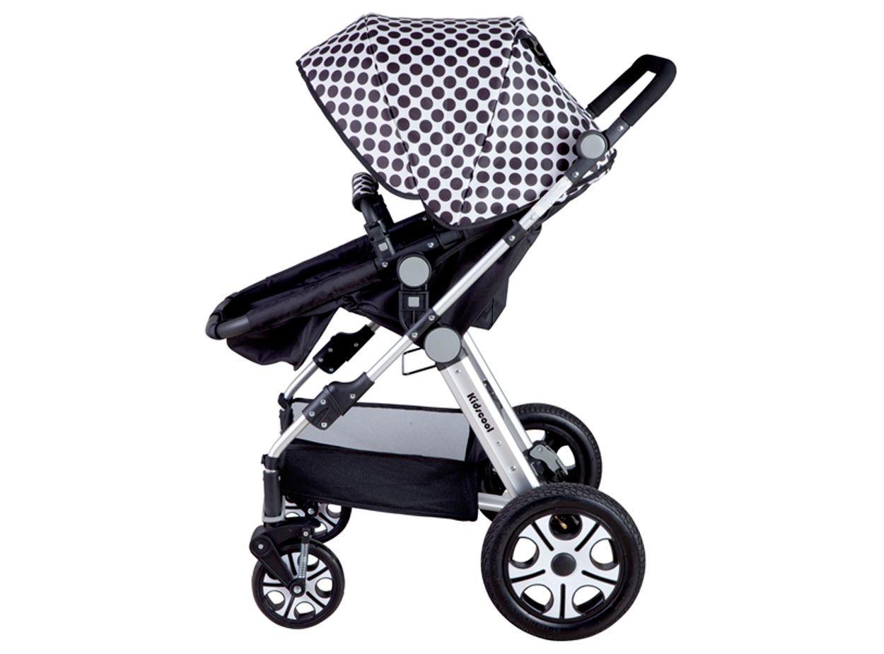 Coche Cuna 6 Posiciones Negro Kidscool-0