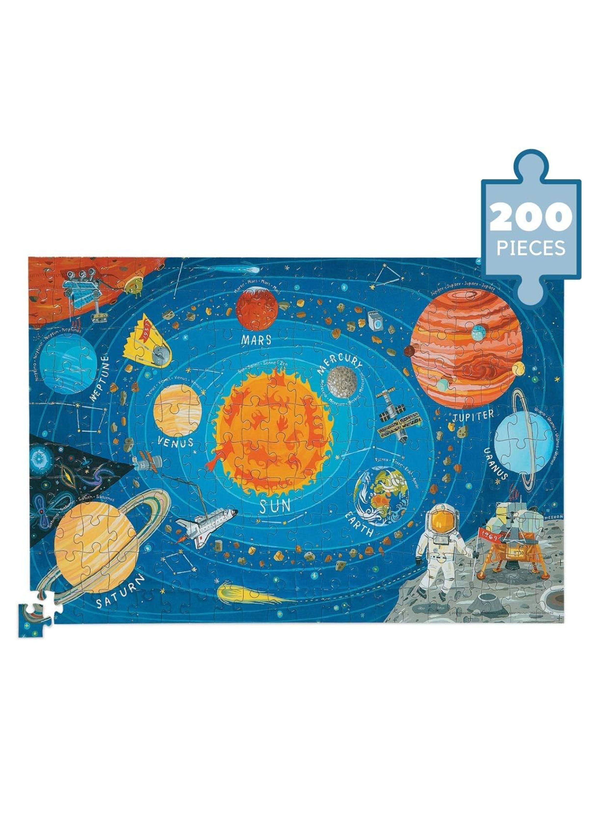 Puzzle del Espacio 200 Piezas con Póster-0
