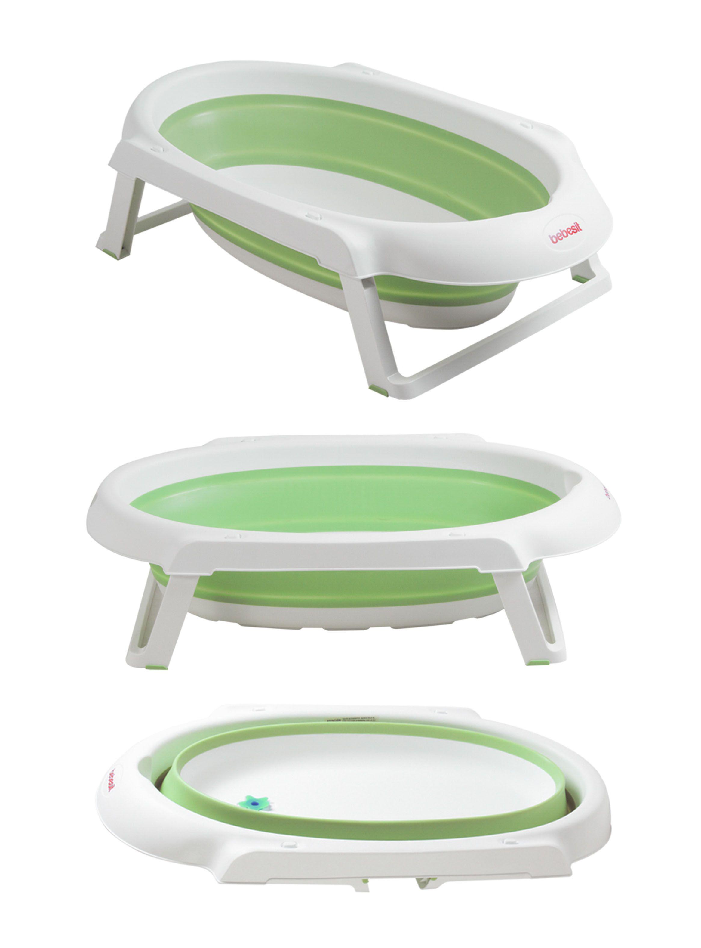 Bañera Bebesit Jelly Plegable Verde-3