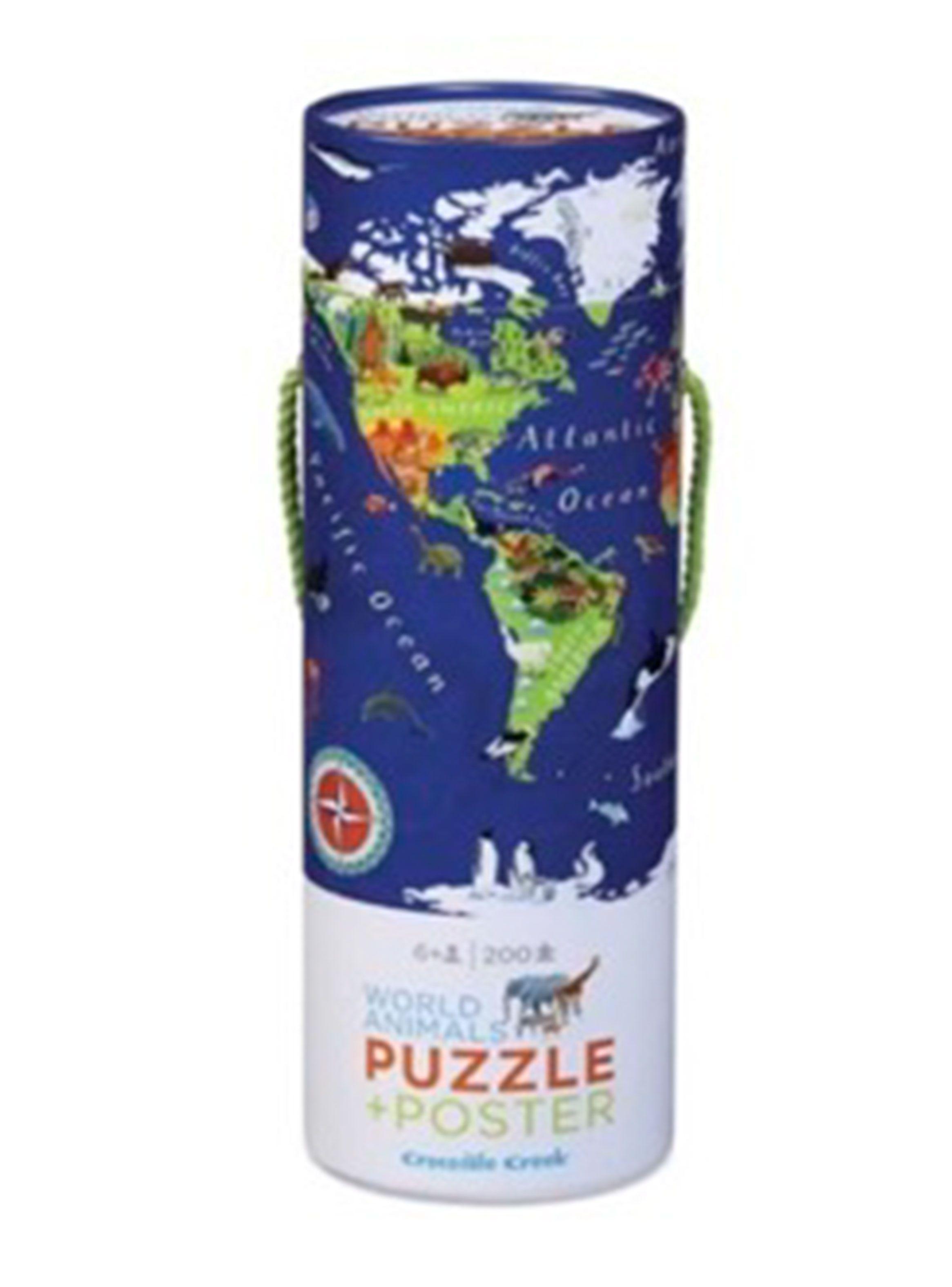 Puzzle El Mundo 200 Piezas Crocodile Creek Alex-0
