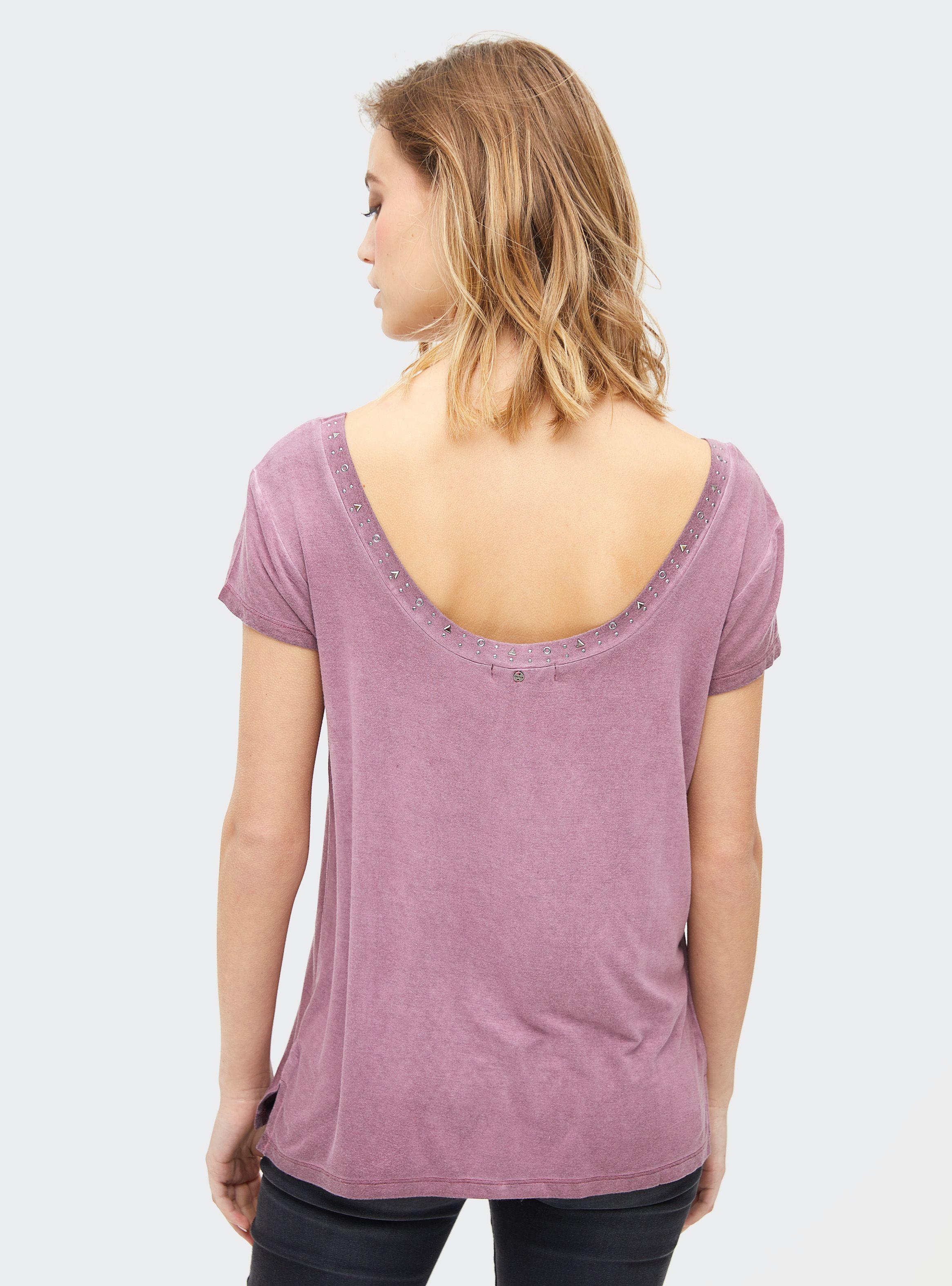 Polera Lavada y Aplicación Escote Foster-1