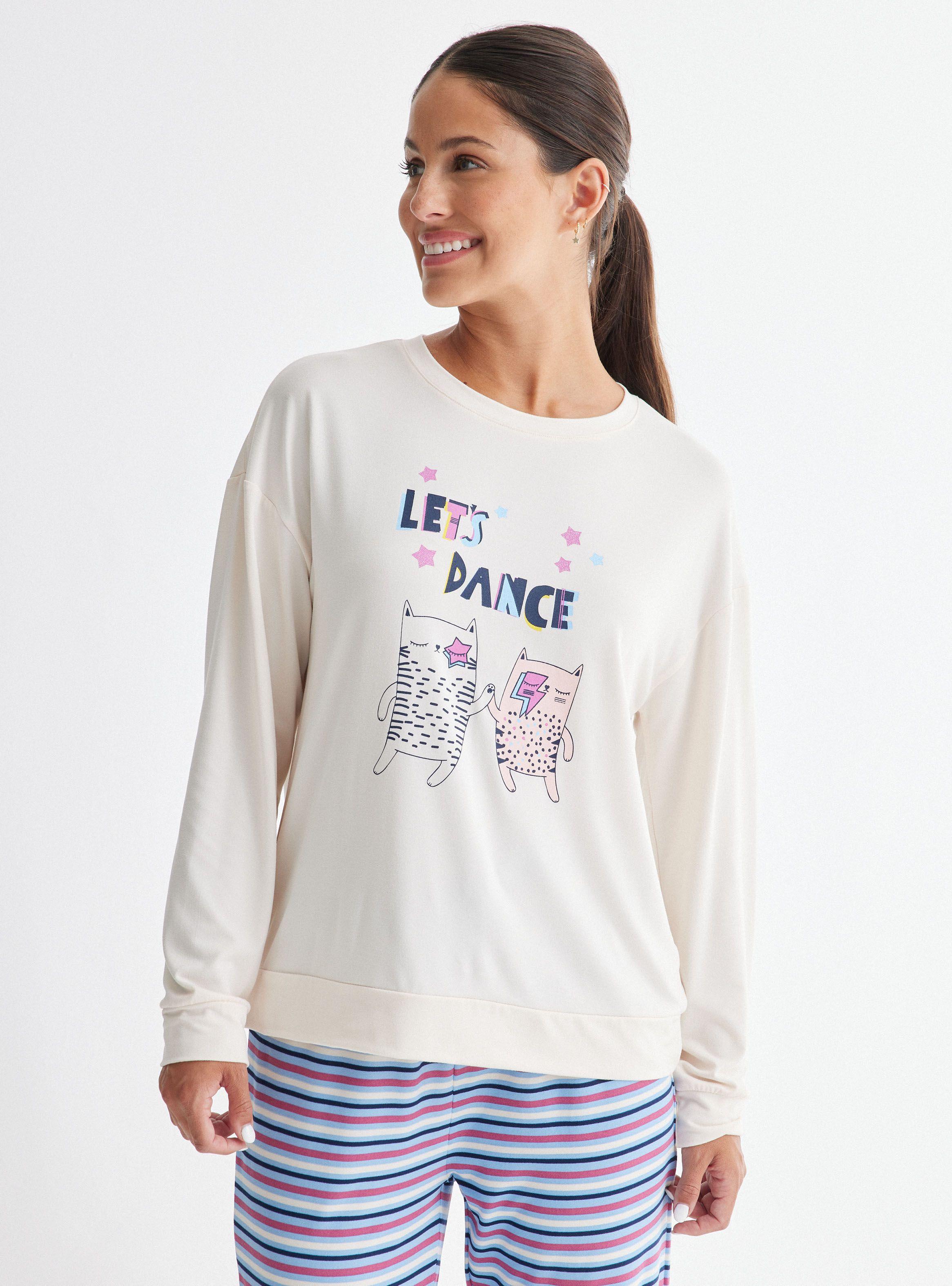 Polera Pijama Ármalo A Tu Pinta Print Central-0