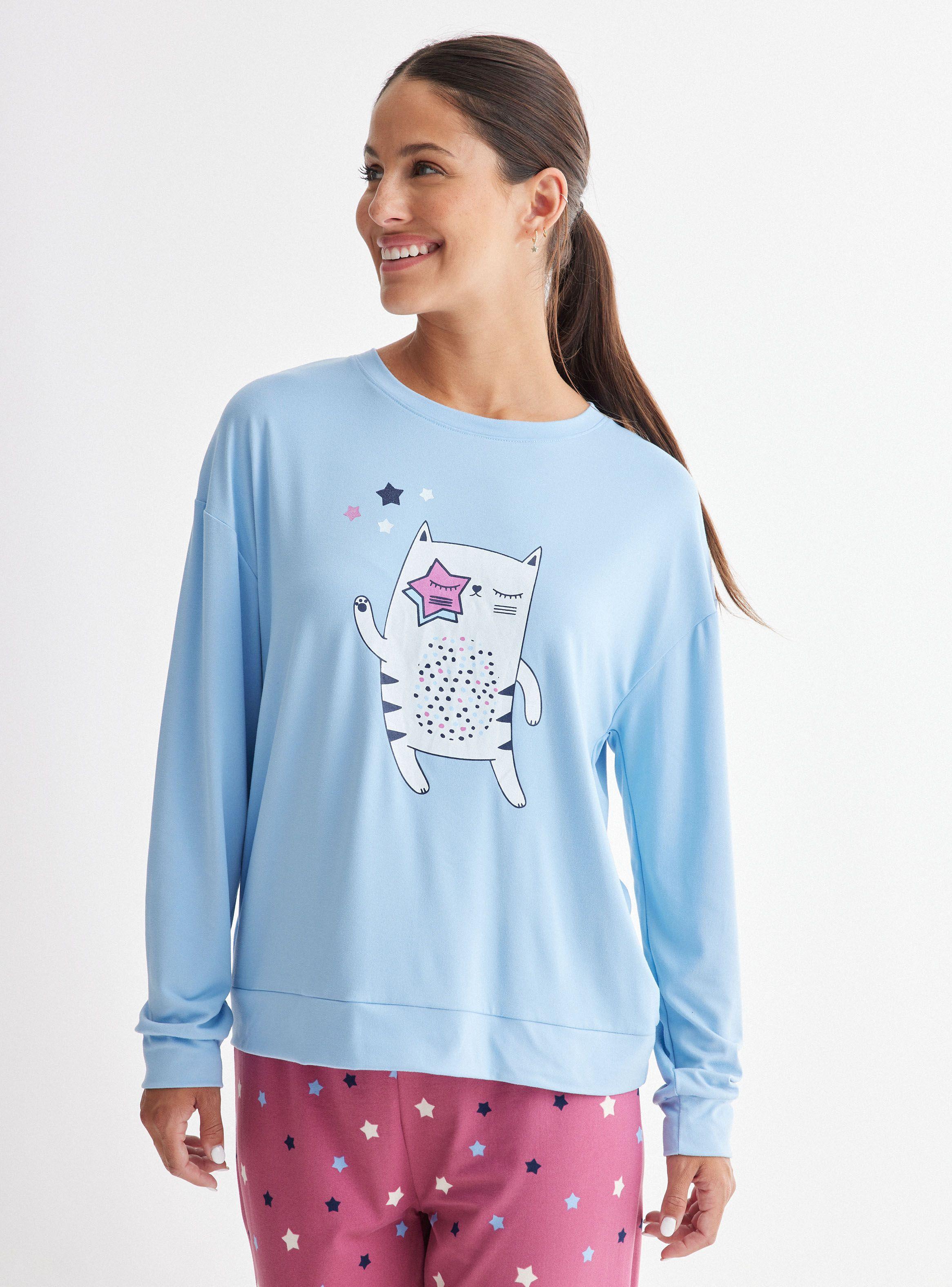 Polera Pijama Ármalo A Tu Pinta Print Central-0