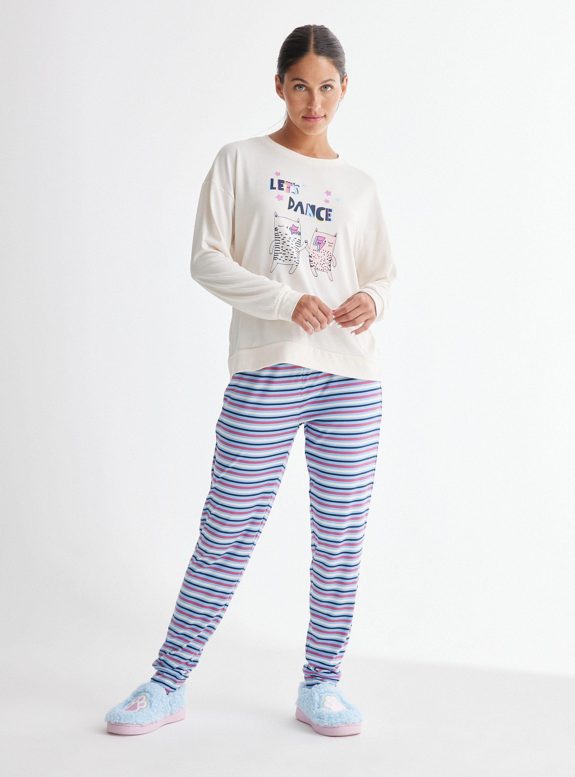 Polera Pijama Ármalo A Tu Pinta Print Central-4