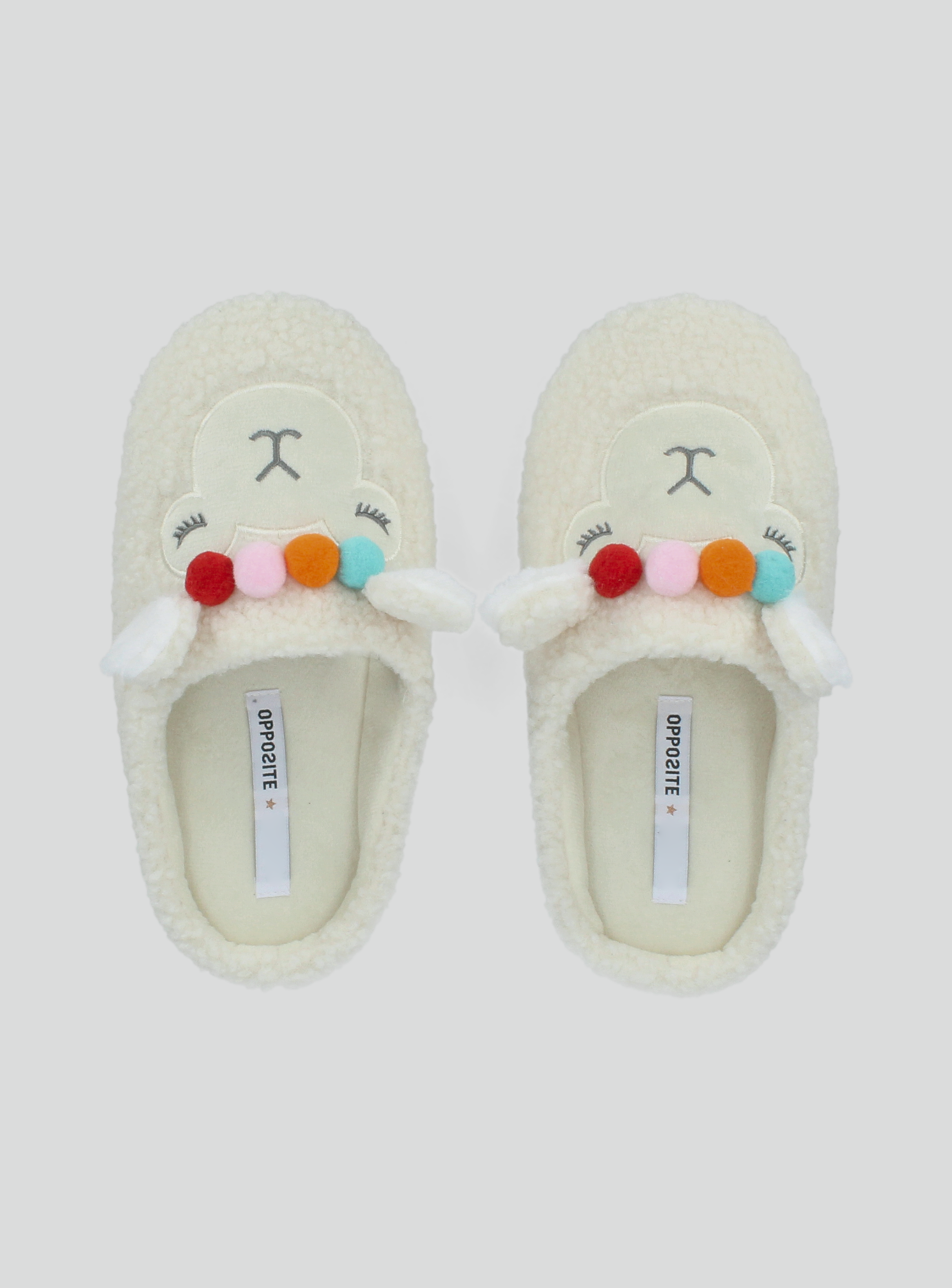 Pantufla Sherpa Caritas De Animales-0
