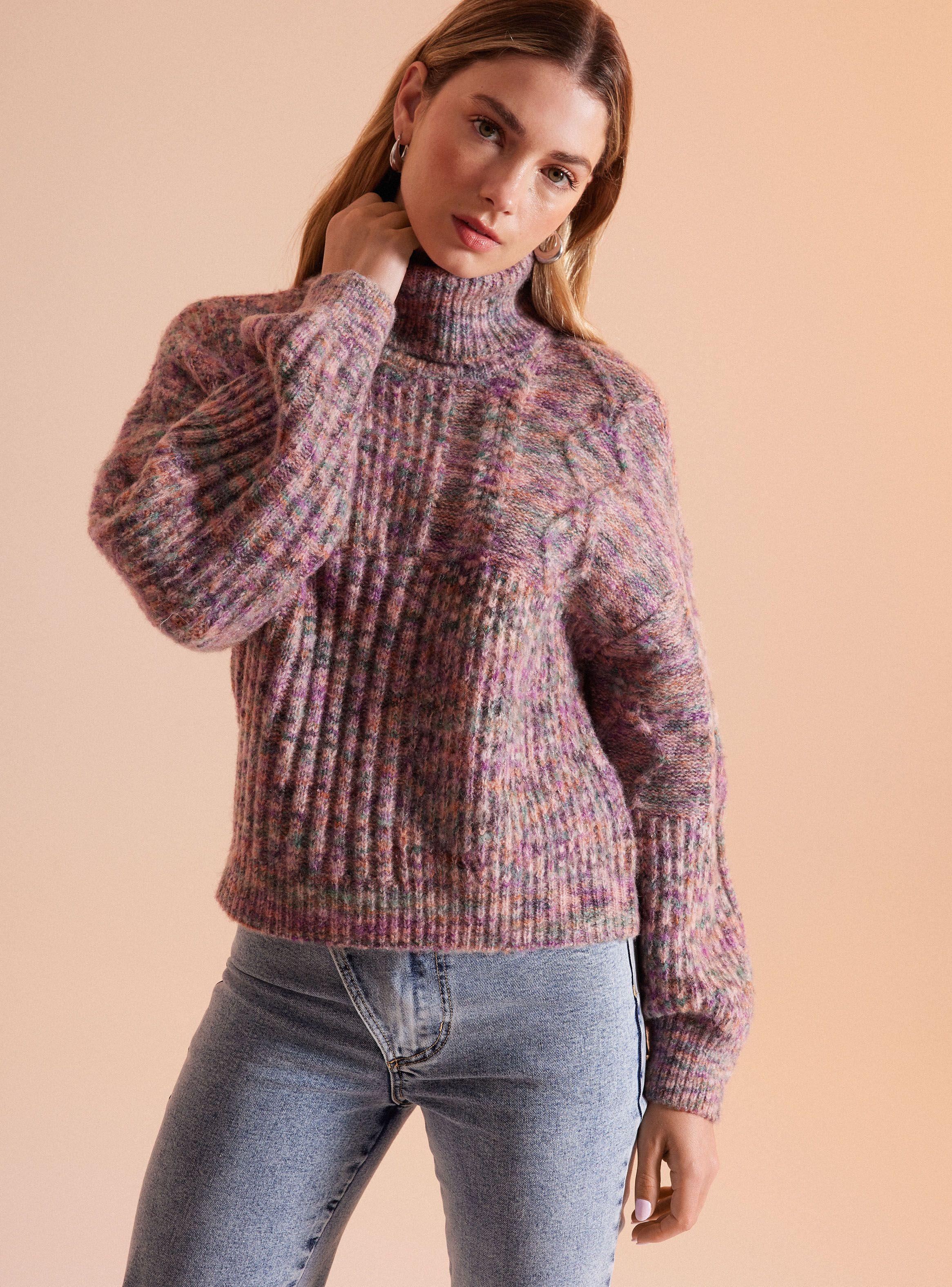 Sweater Con Cuello Alto 01-0