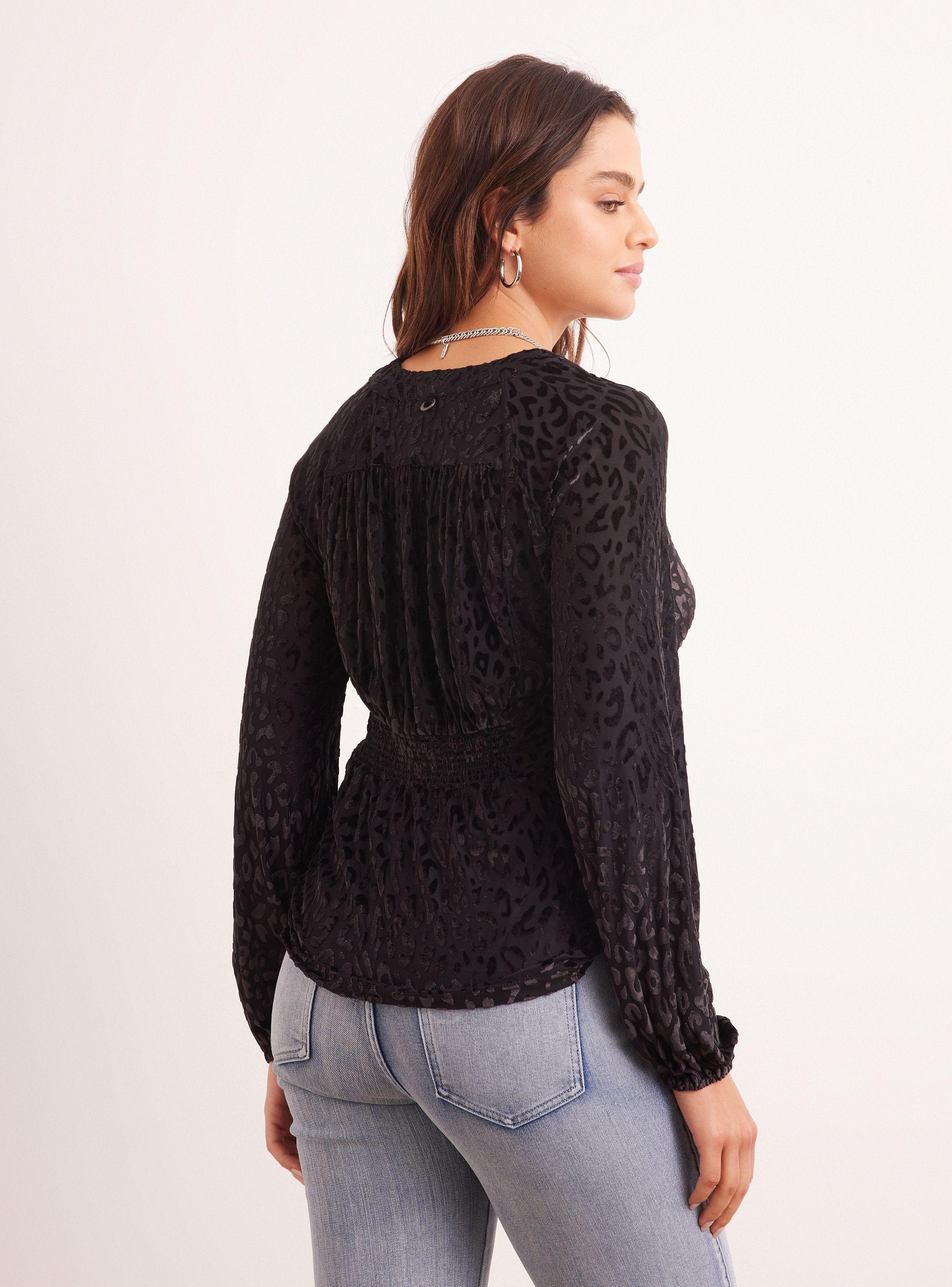 Blusa con Botones y Amarra-1