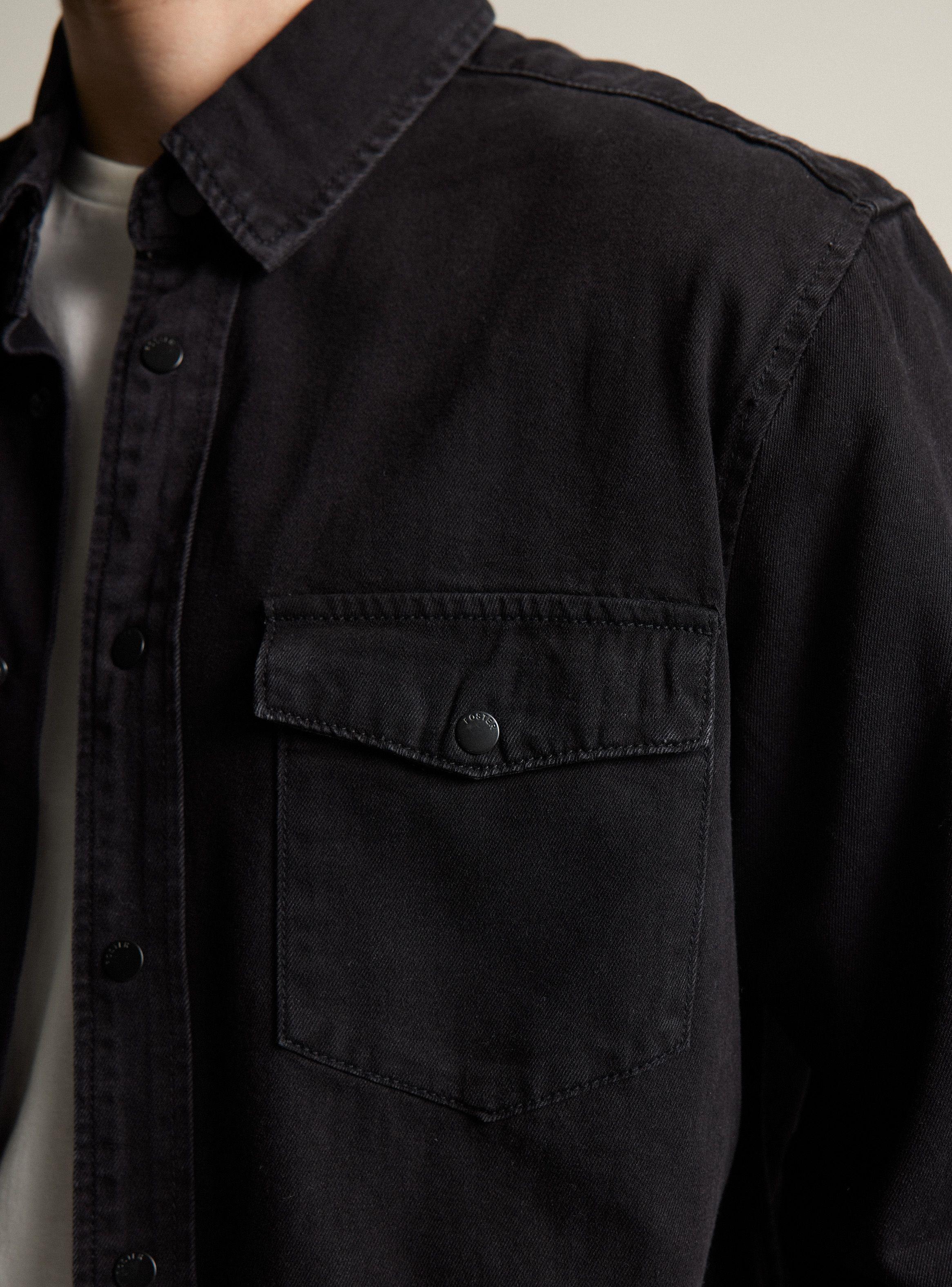 Camisa de Vestir Denim Modelo Classic-3