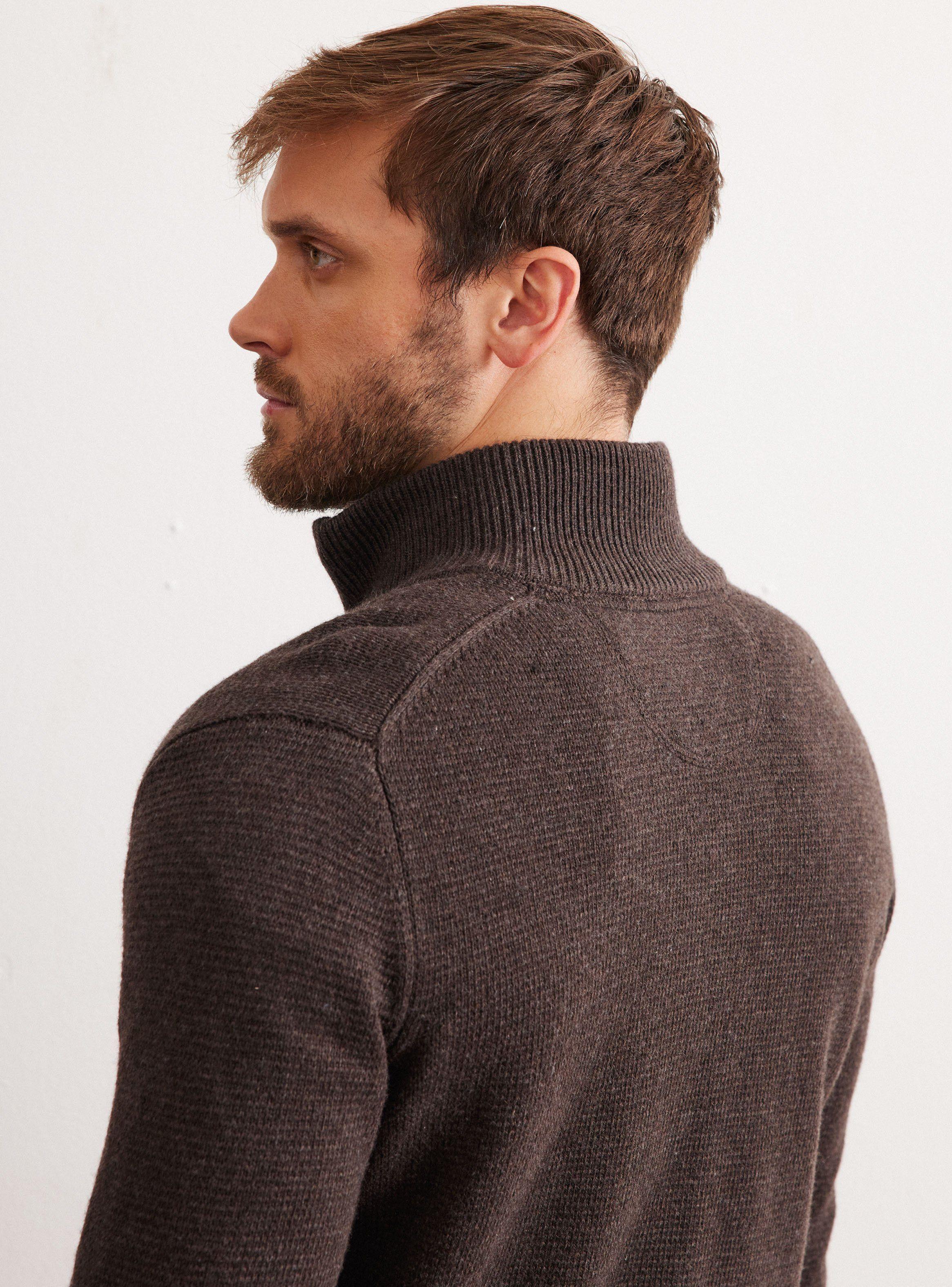 Sweater Full Zipper de Lana-4