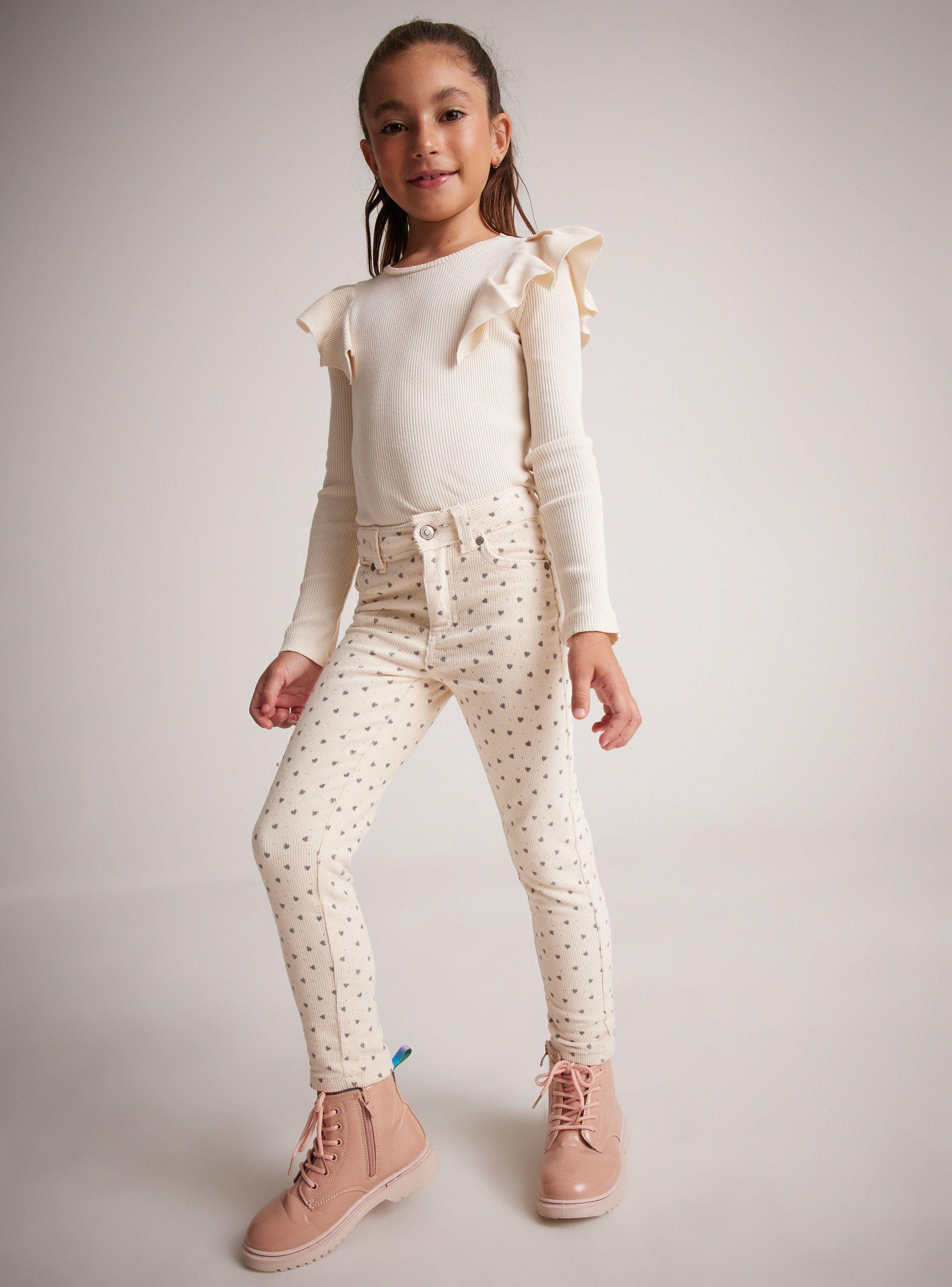 Pantalón Cotelé Estampado-0