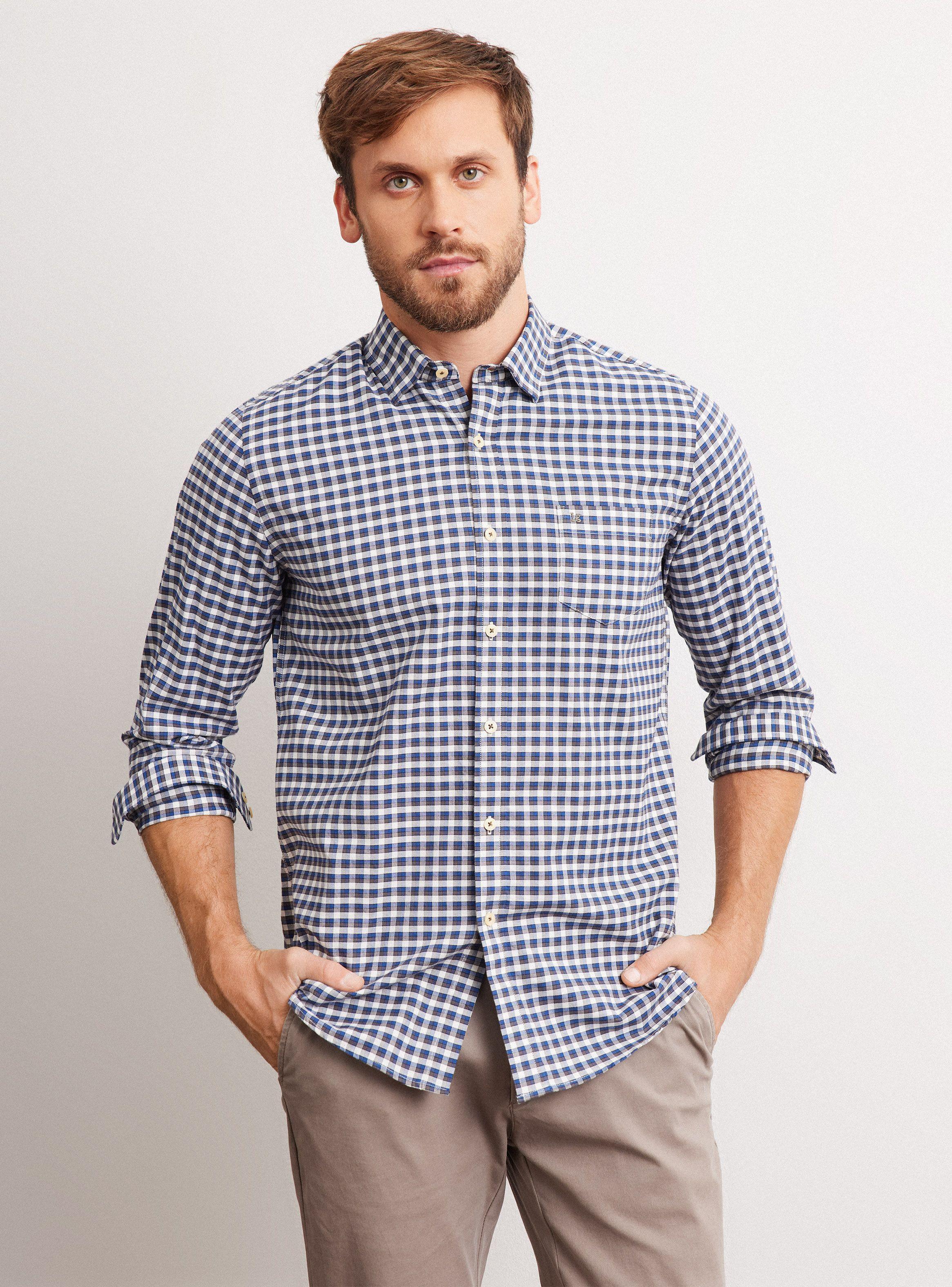 Camisa de Vestir Check Pequeños-0