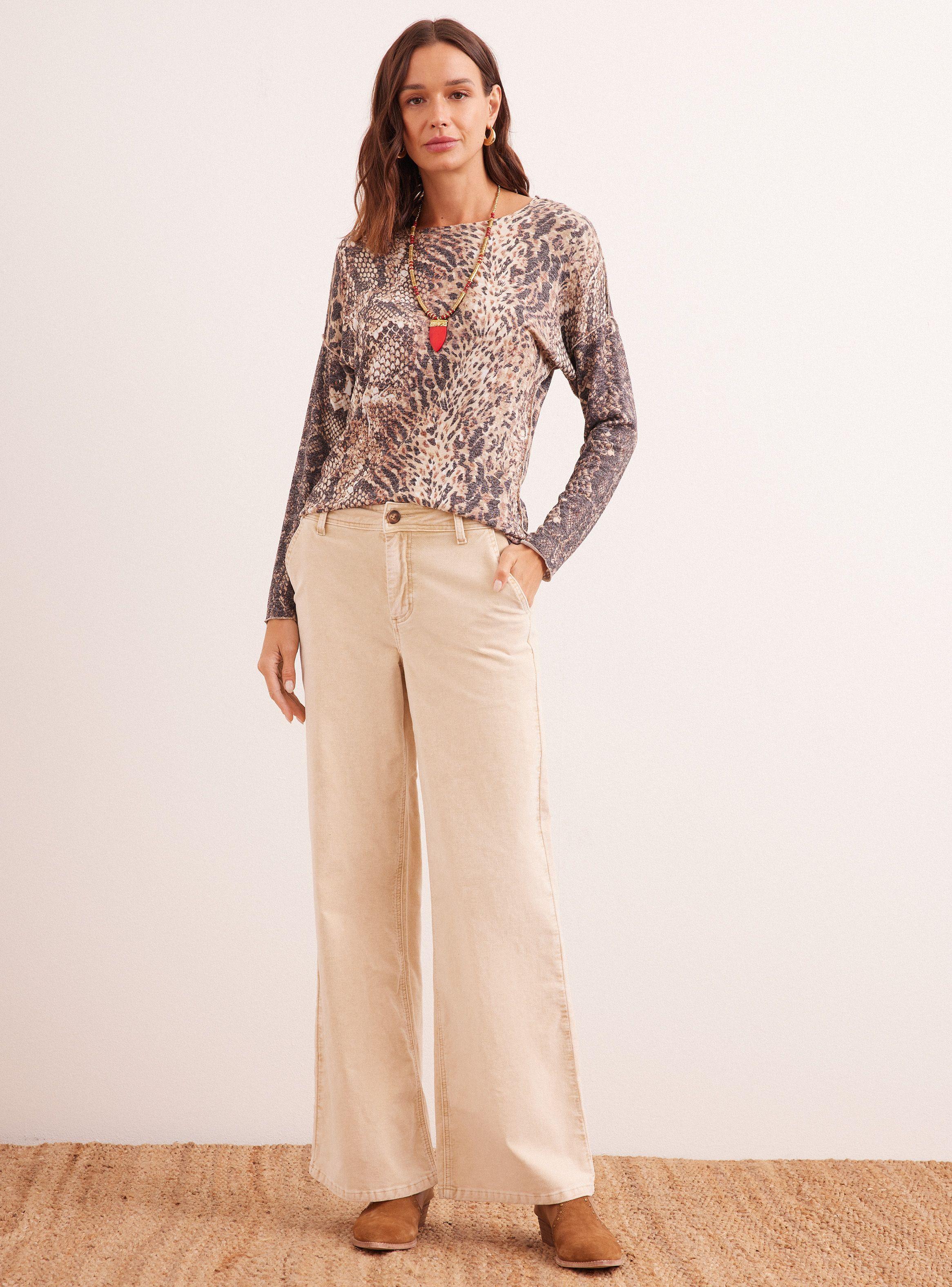 Polera Estampado Animal Print-4