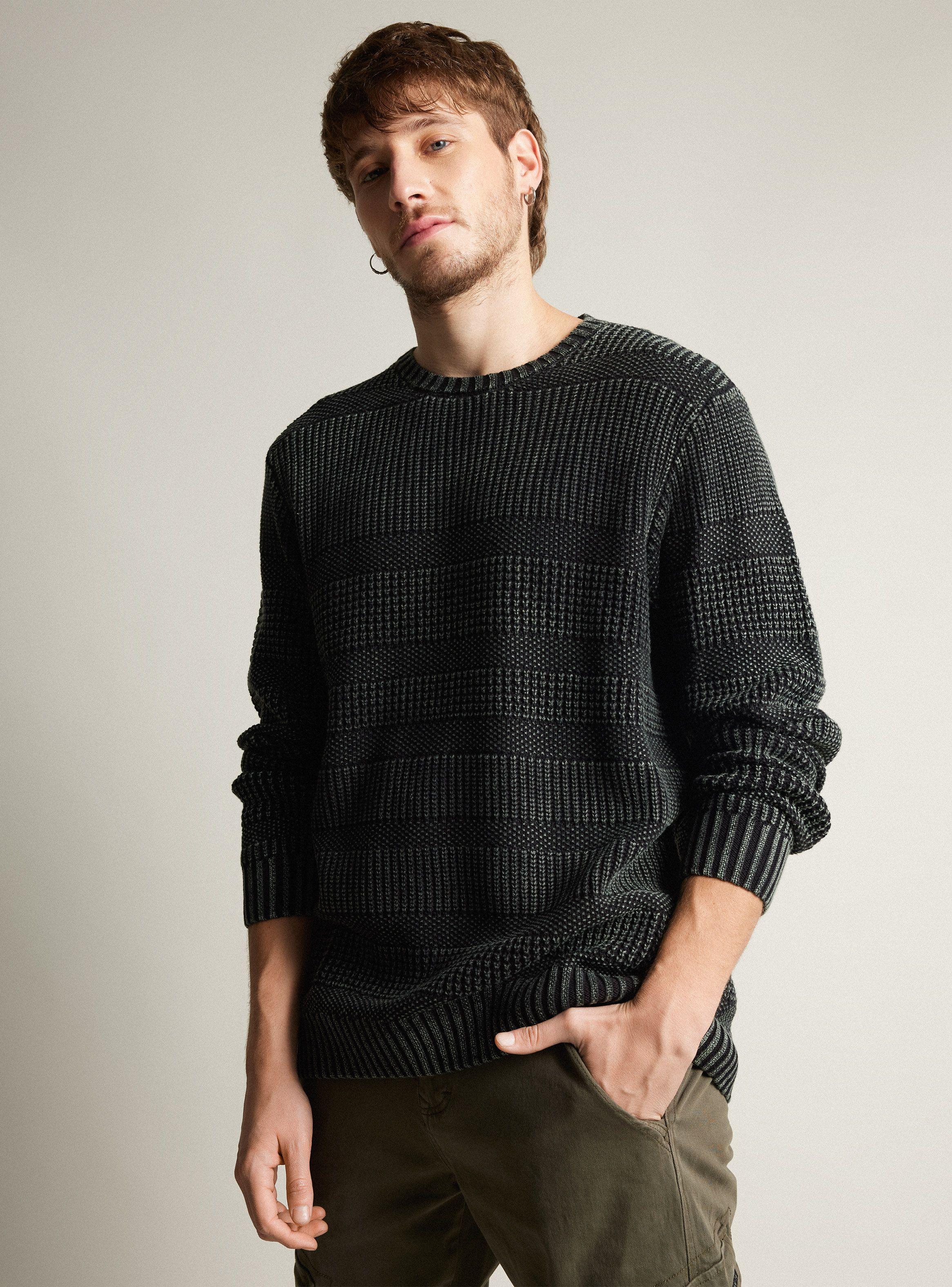 Sweater Lavado Punto Grecas-0