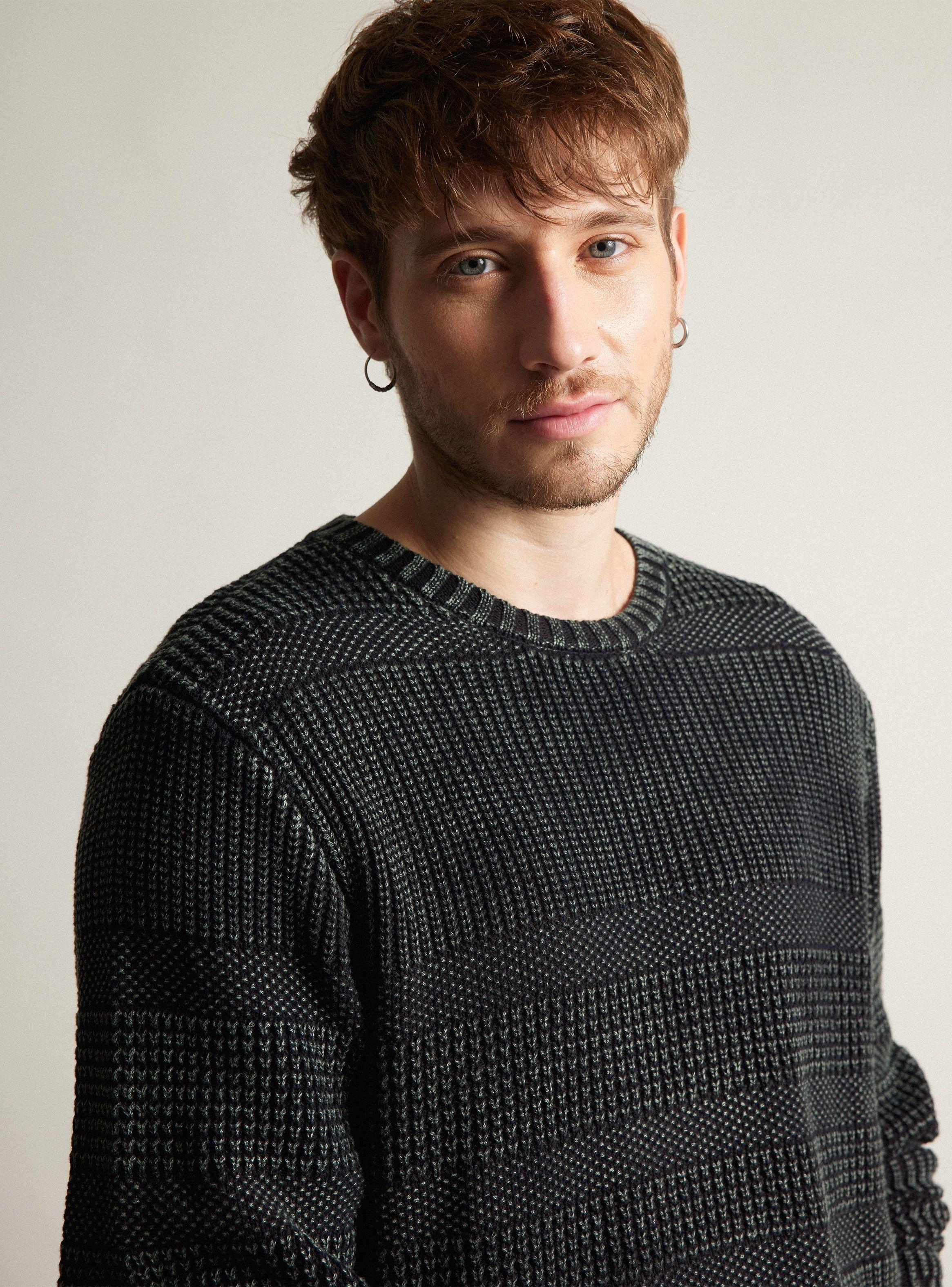 Sweater Lavado Punto Grecas-2