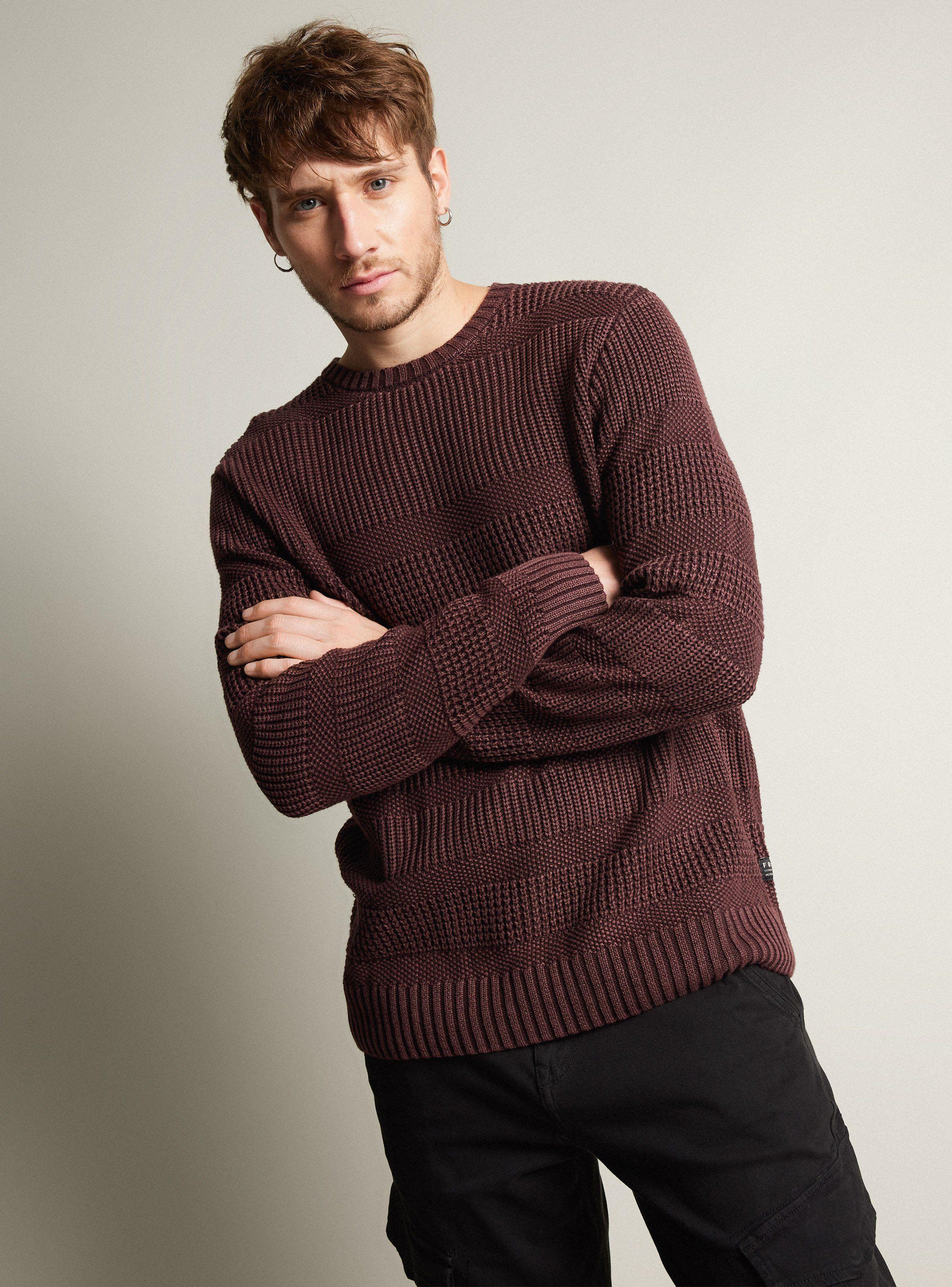 Sweater Lavado Punto Grecas-0