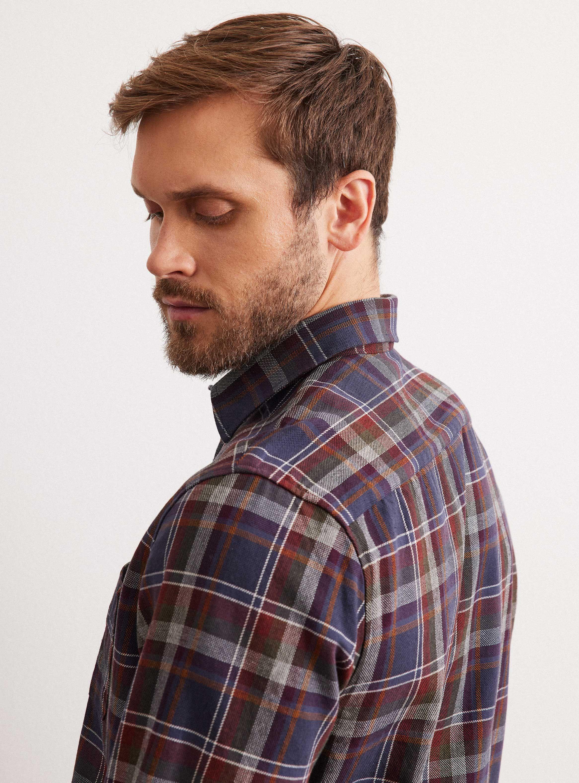 Camisa de Vestir Franela Ddp-3