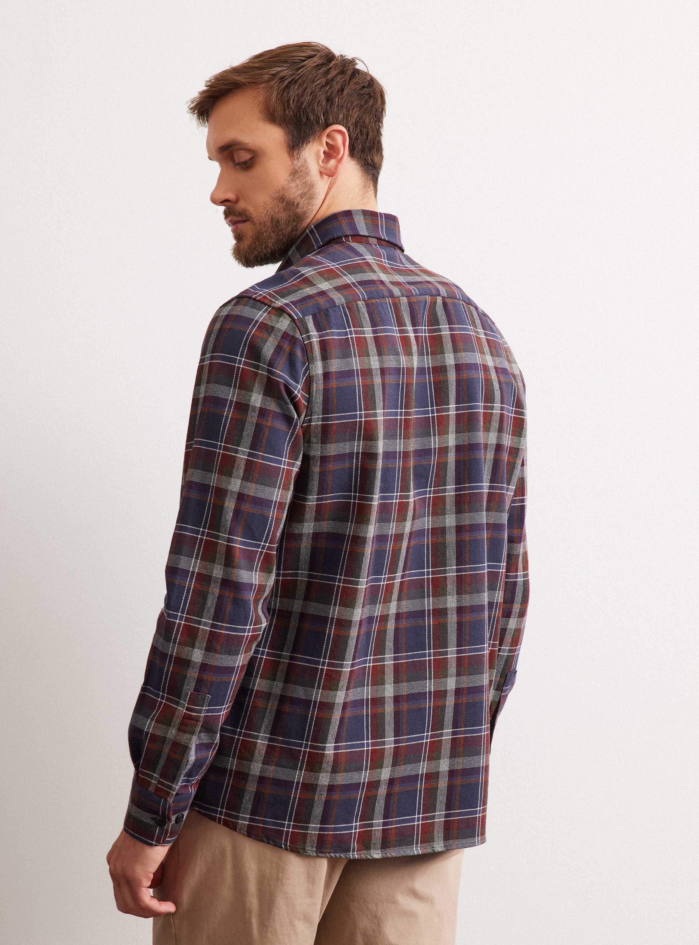 Camisa de Vestir Franela Ddp-1