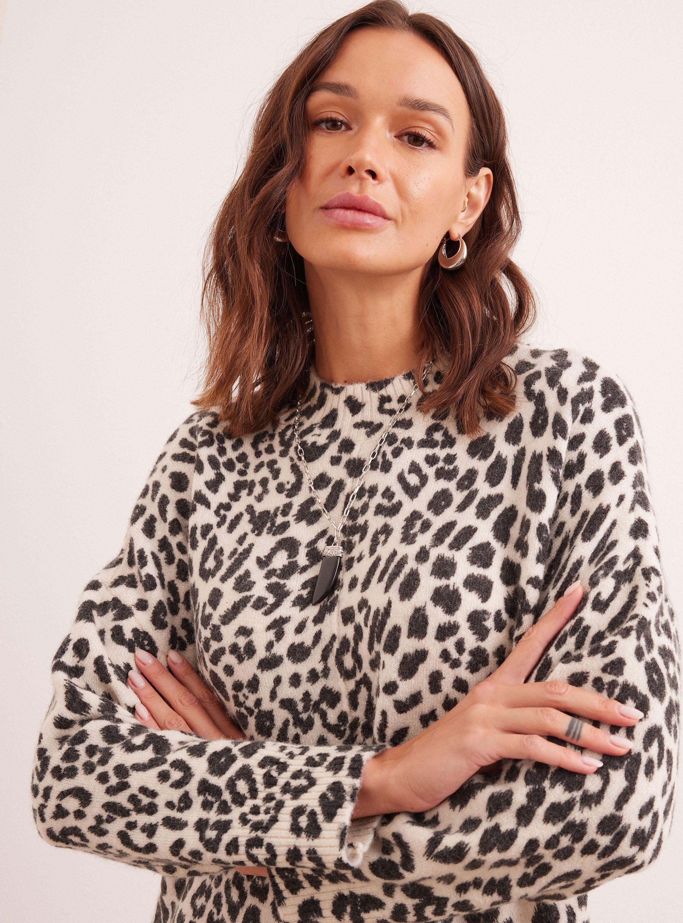 Sweater Estampado Animal Print-2