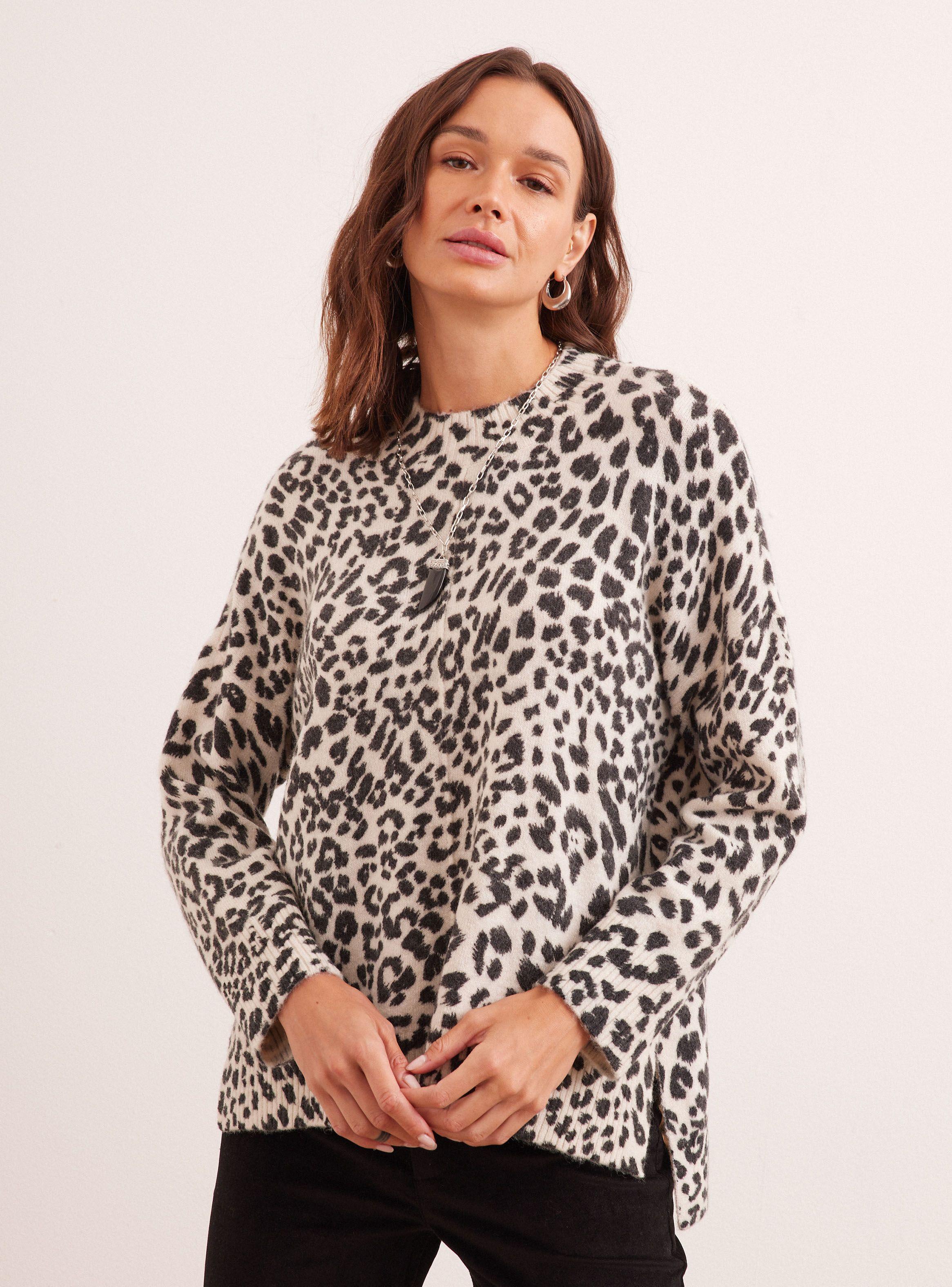Sweater Estampado Animal Print-0