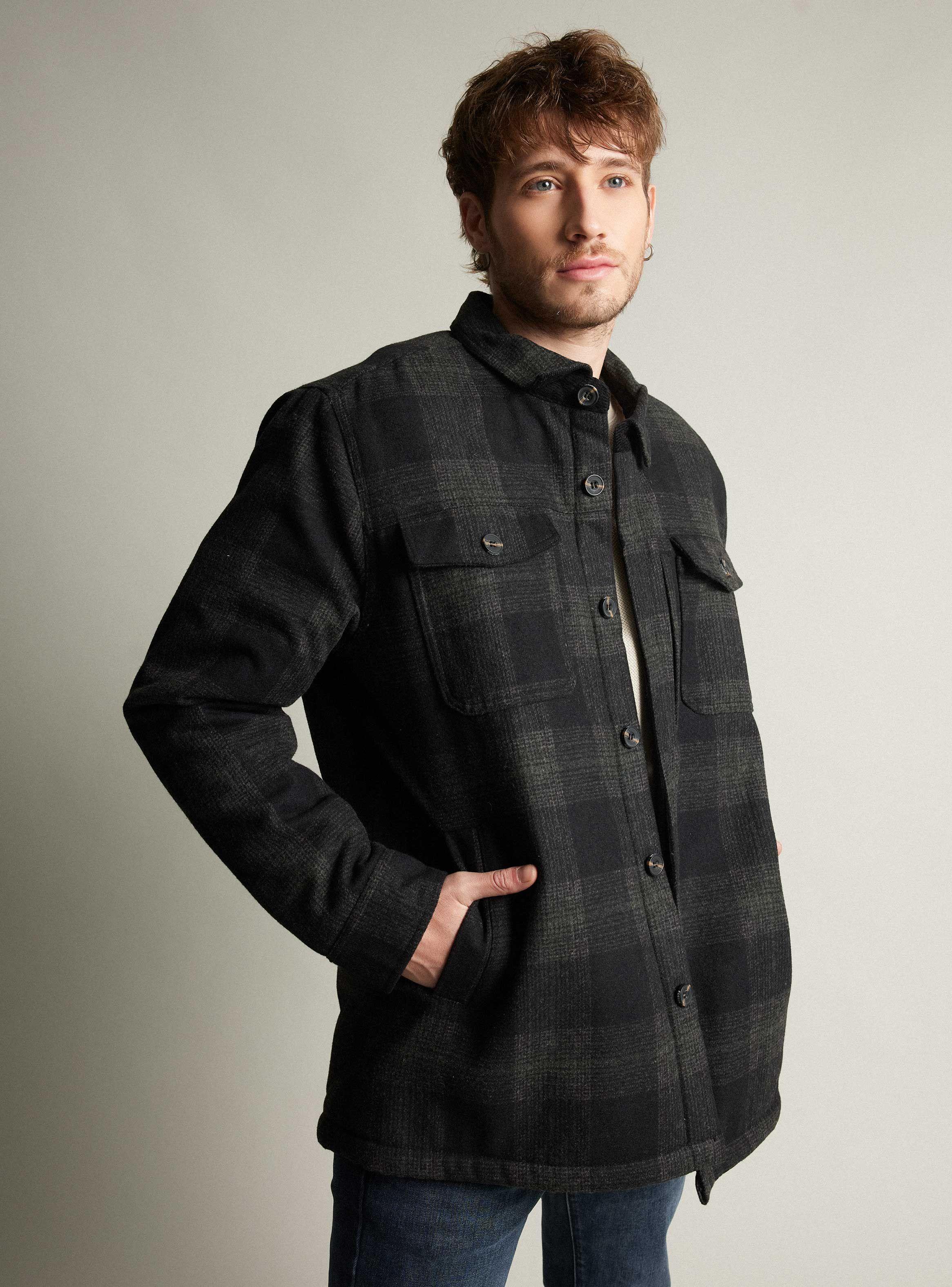 Chaqueta Print Cuadros-0