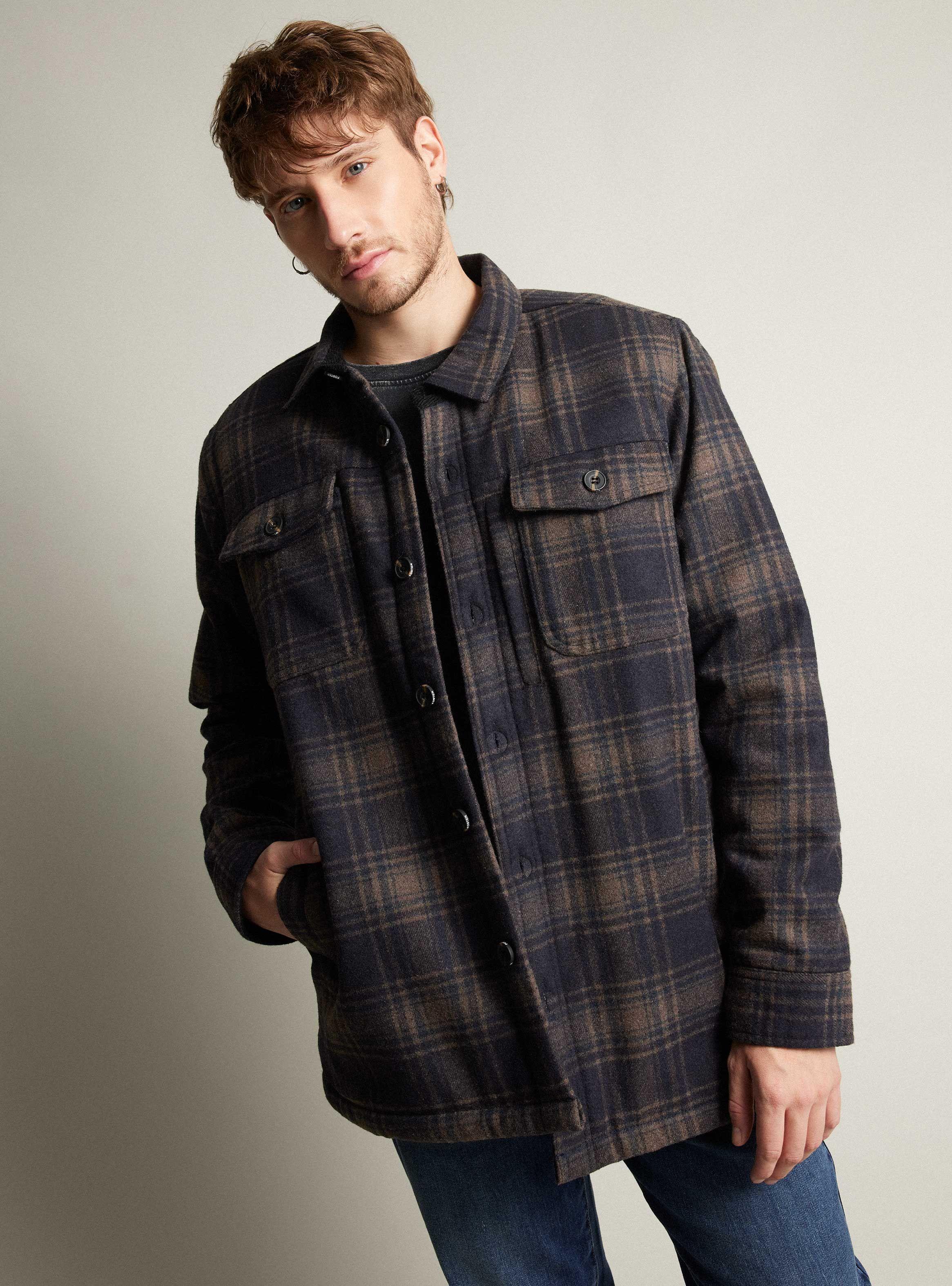 Chaqueta Print Cuadros-0