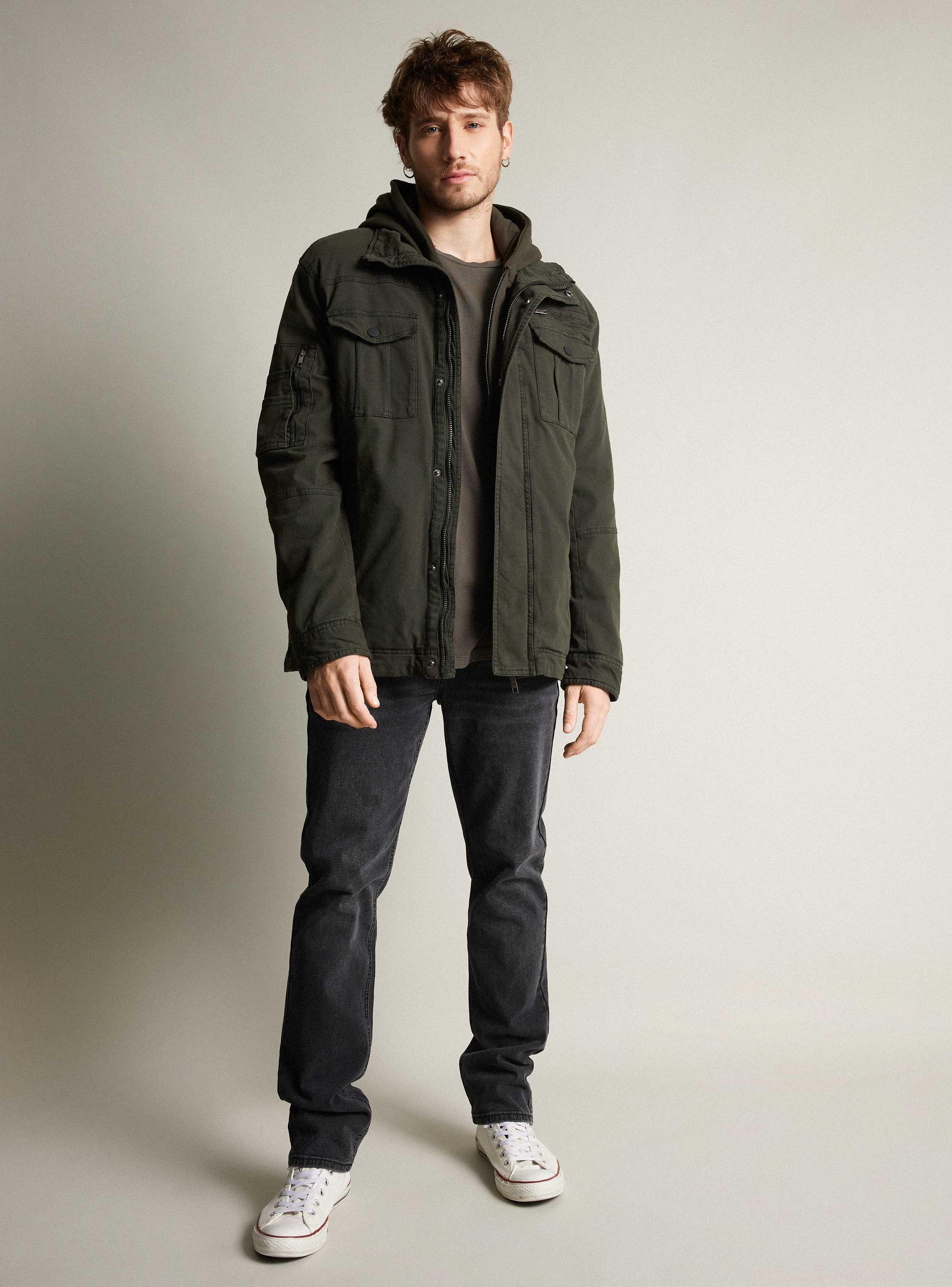 Chaqueta Gabardina Teñida en Prenda-4