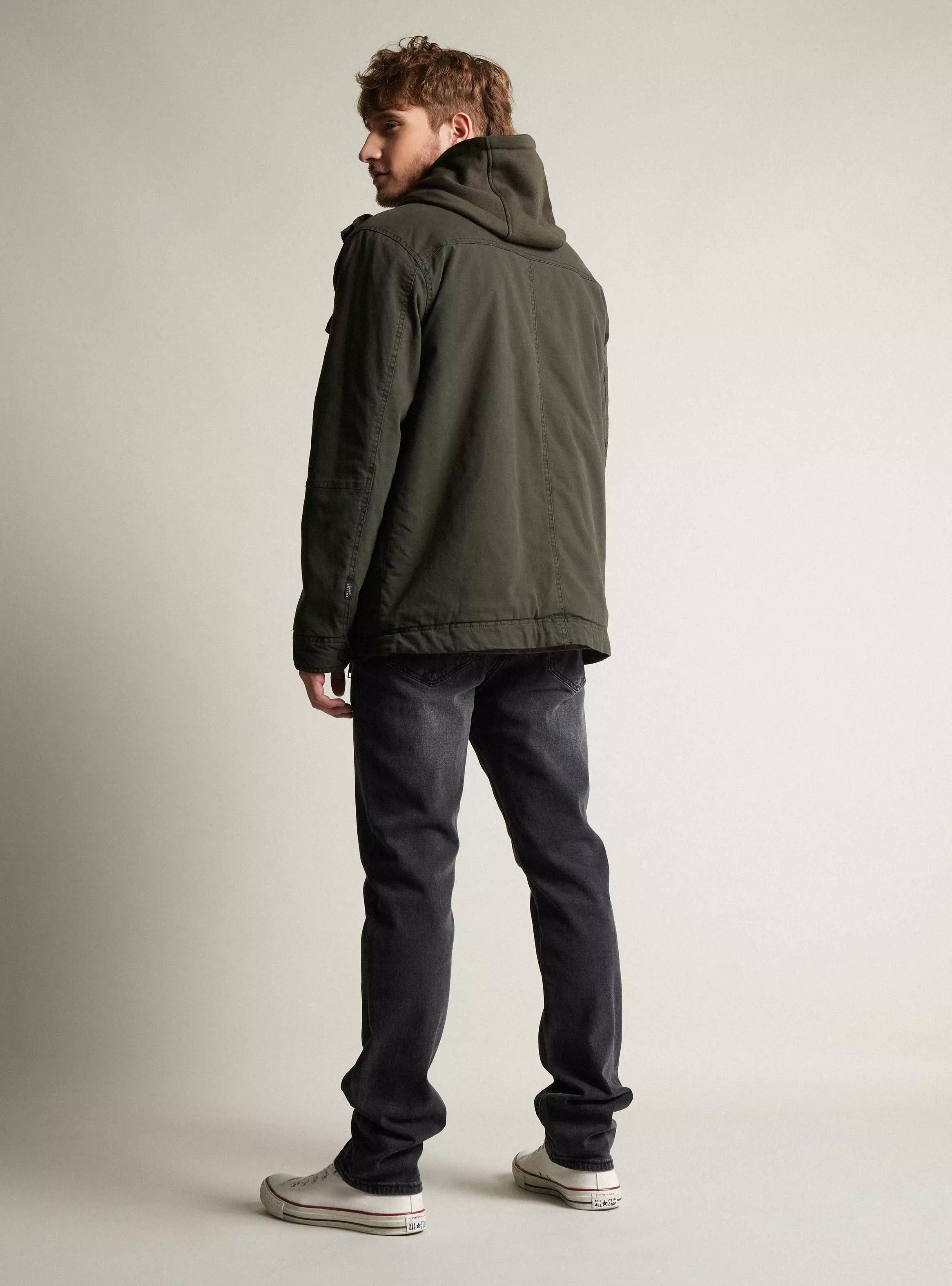 Chaqueta Gabardina Teñida en Prenda-5