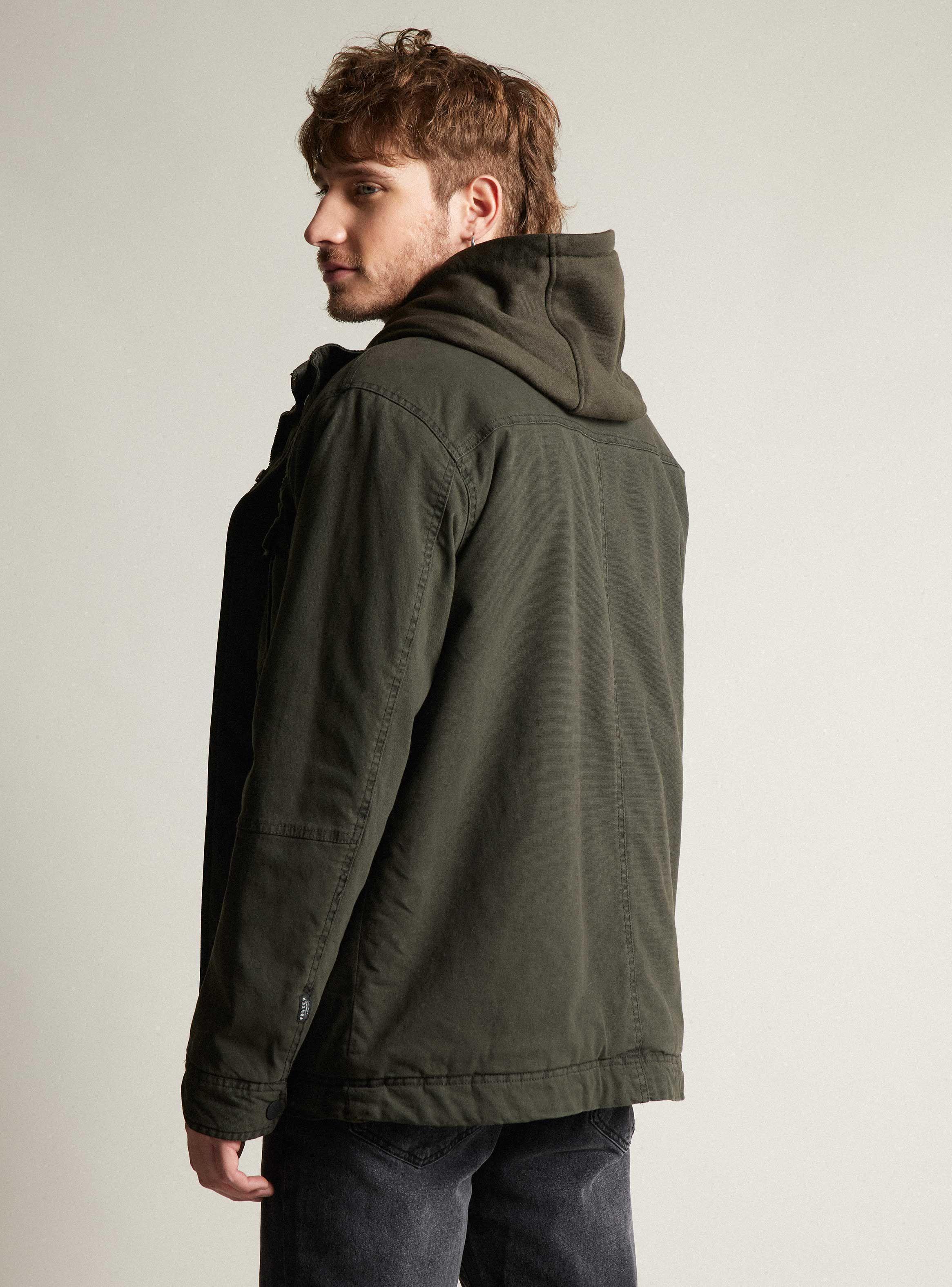 Chaqueta Gabardina Teñida en Prenda-1
