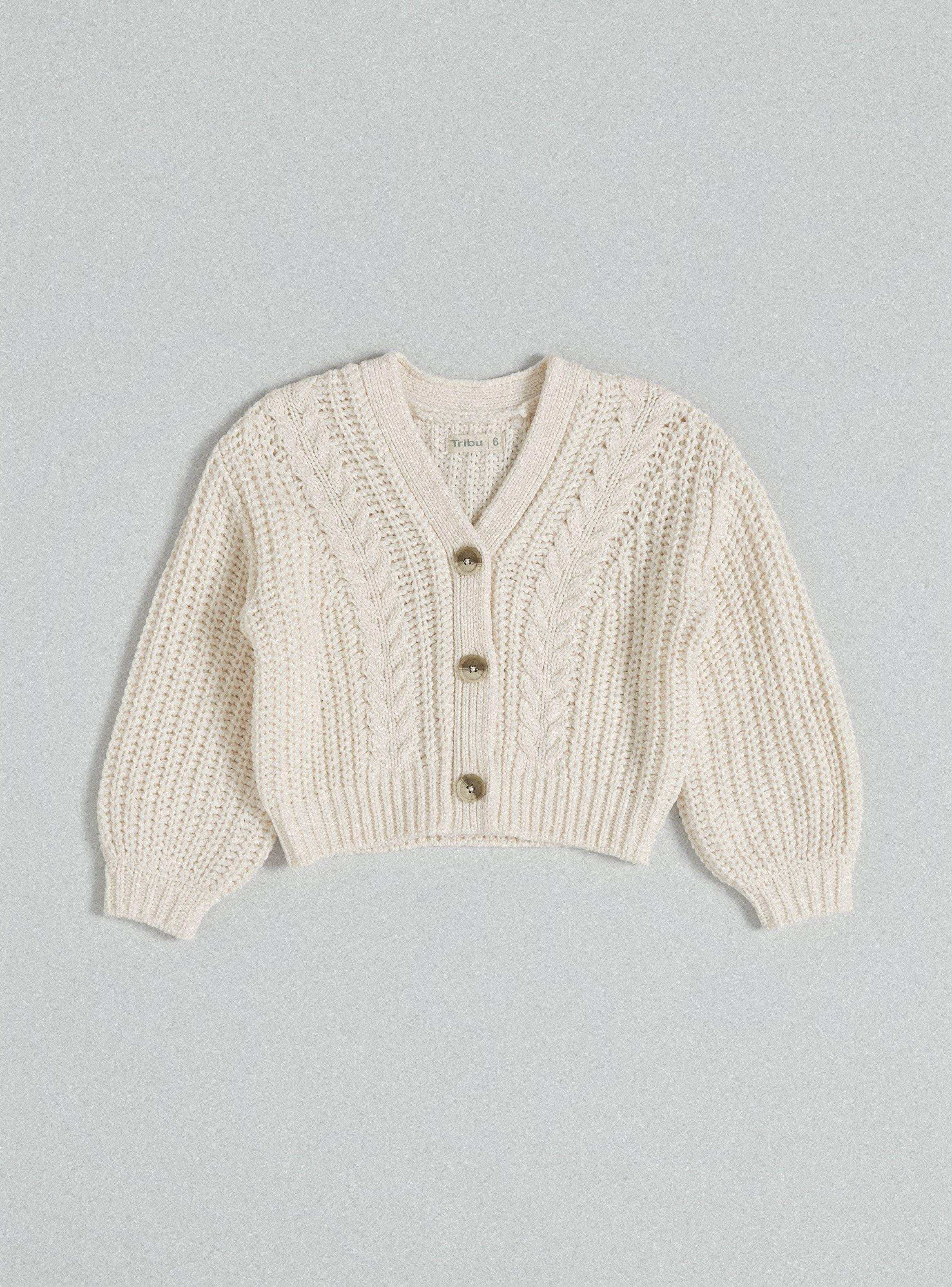 Chaleco Cardigan Trenzas-2