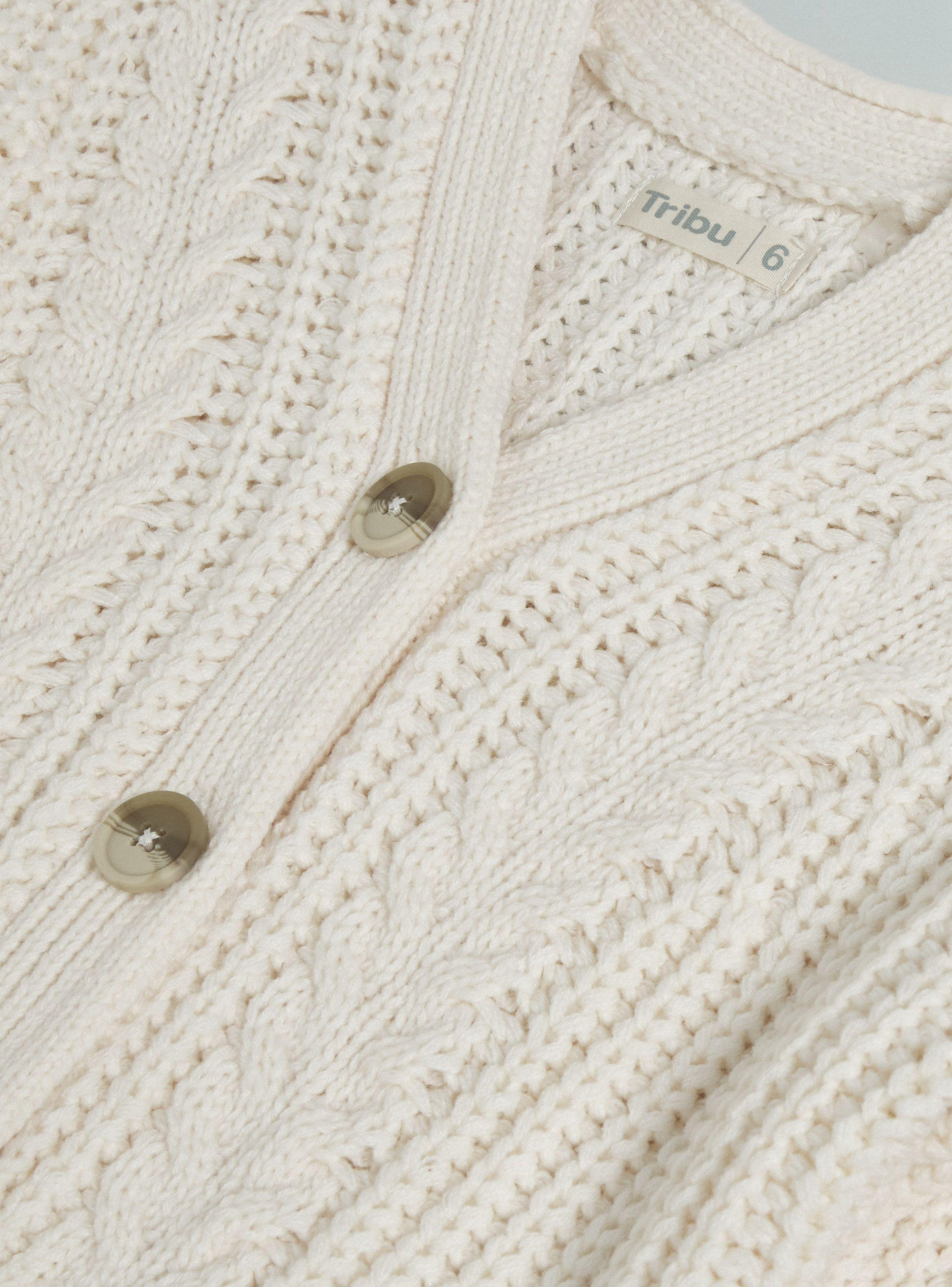 Chaleco Cardigan Trenzas-4