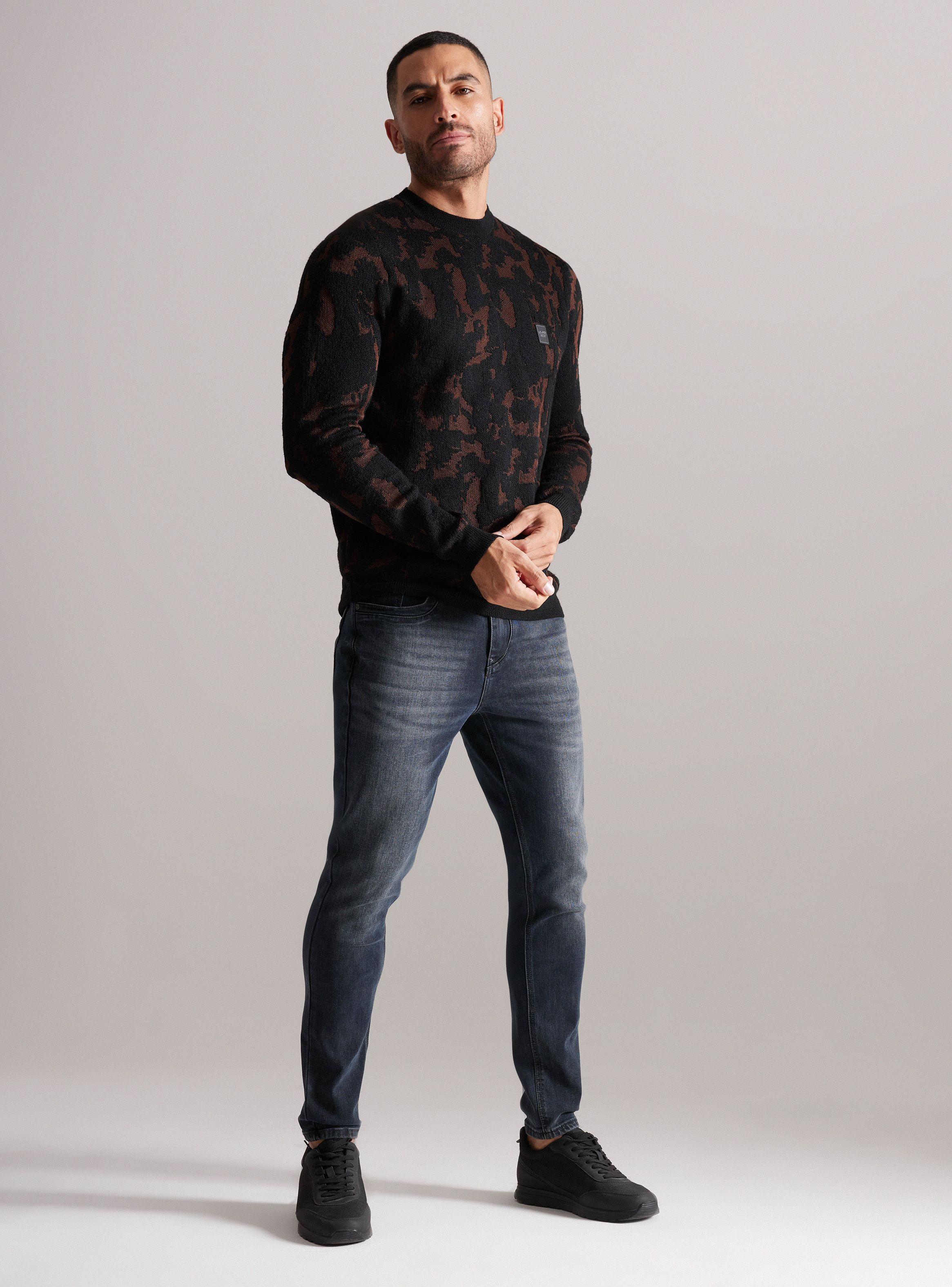 Sweater Tejido Manchas Cobre-4