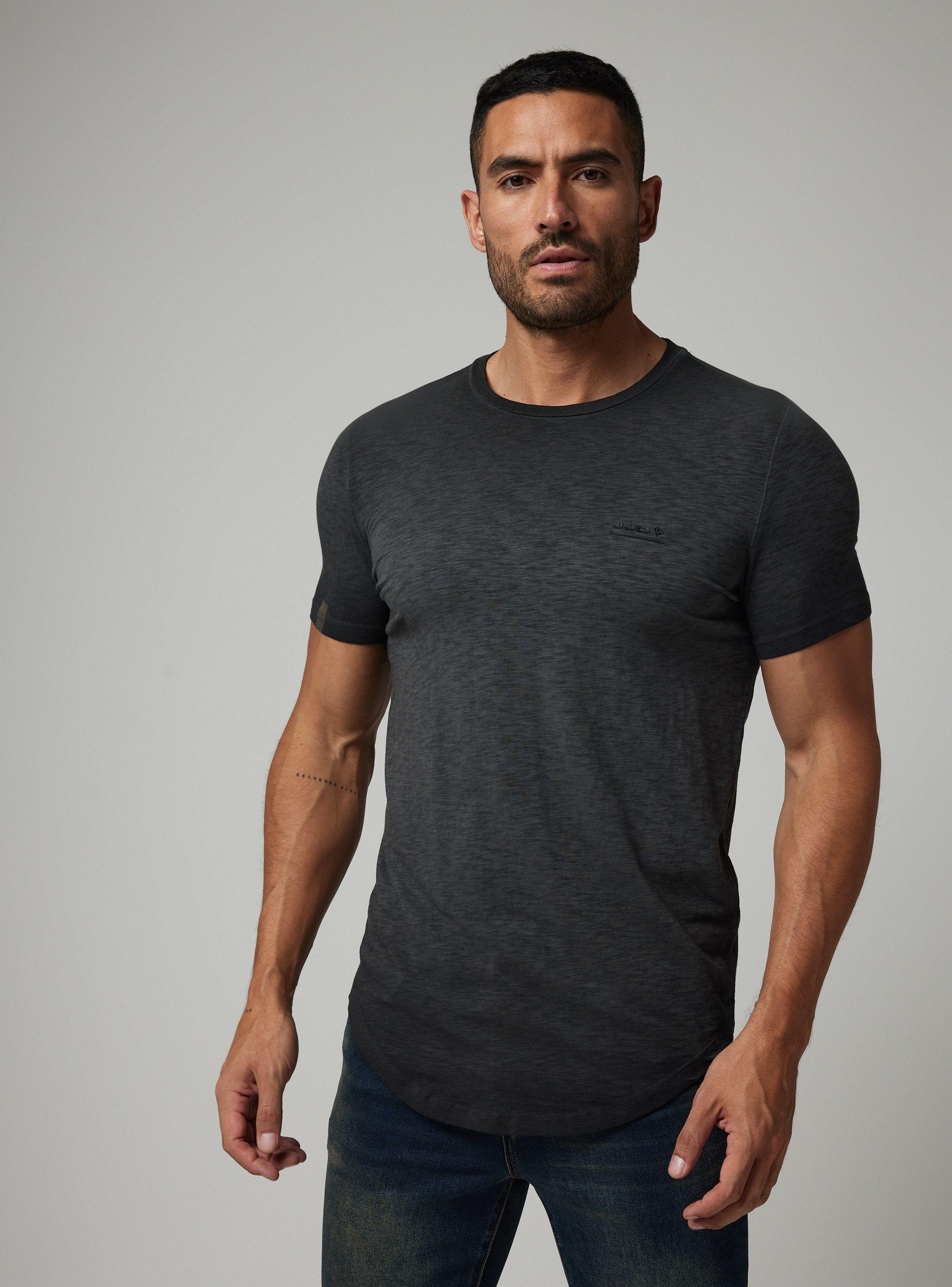 Polera  Long Fit Dirty Wash-0