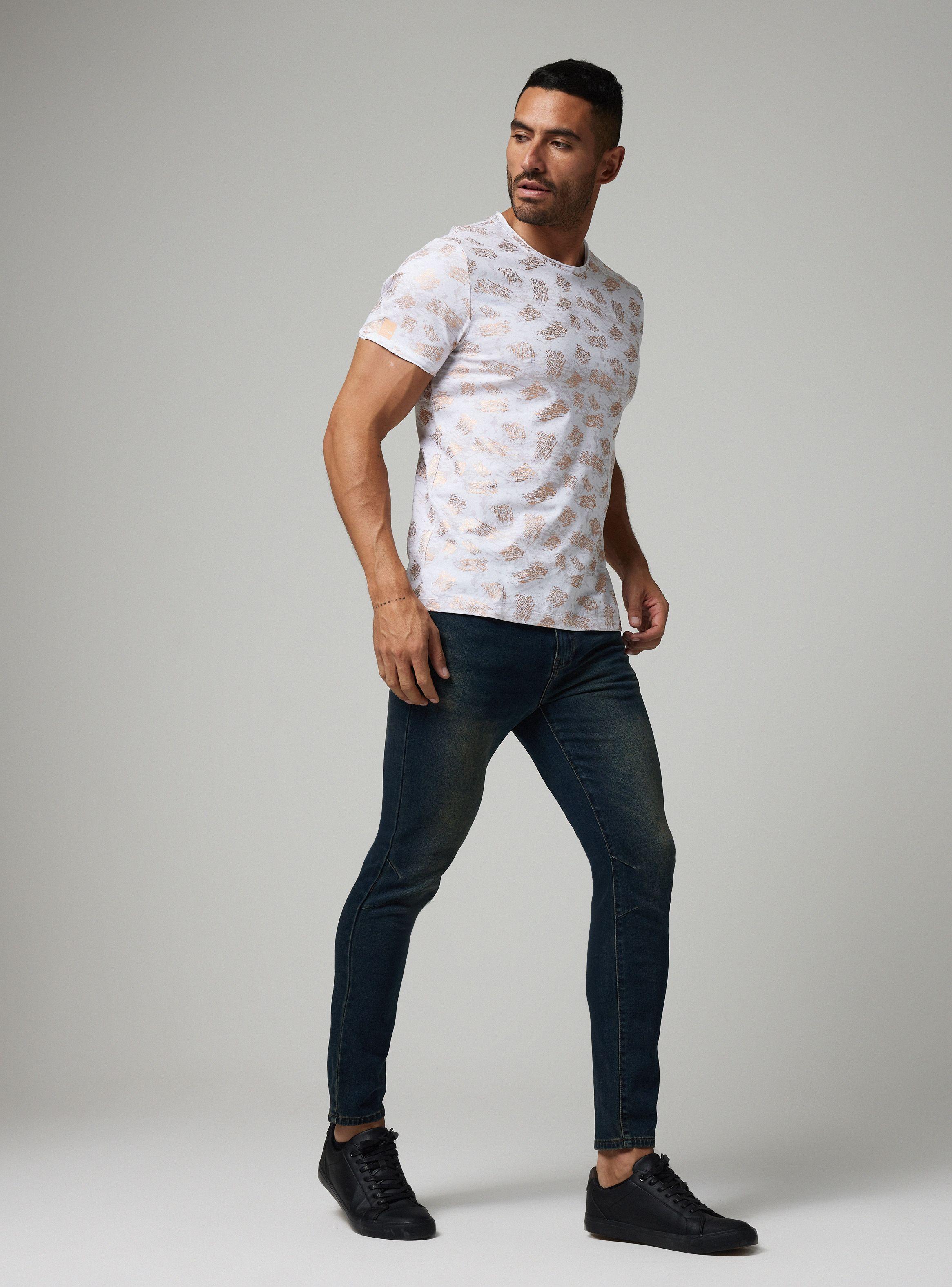 Polera Manchas Foil Cobre-4