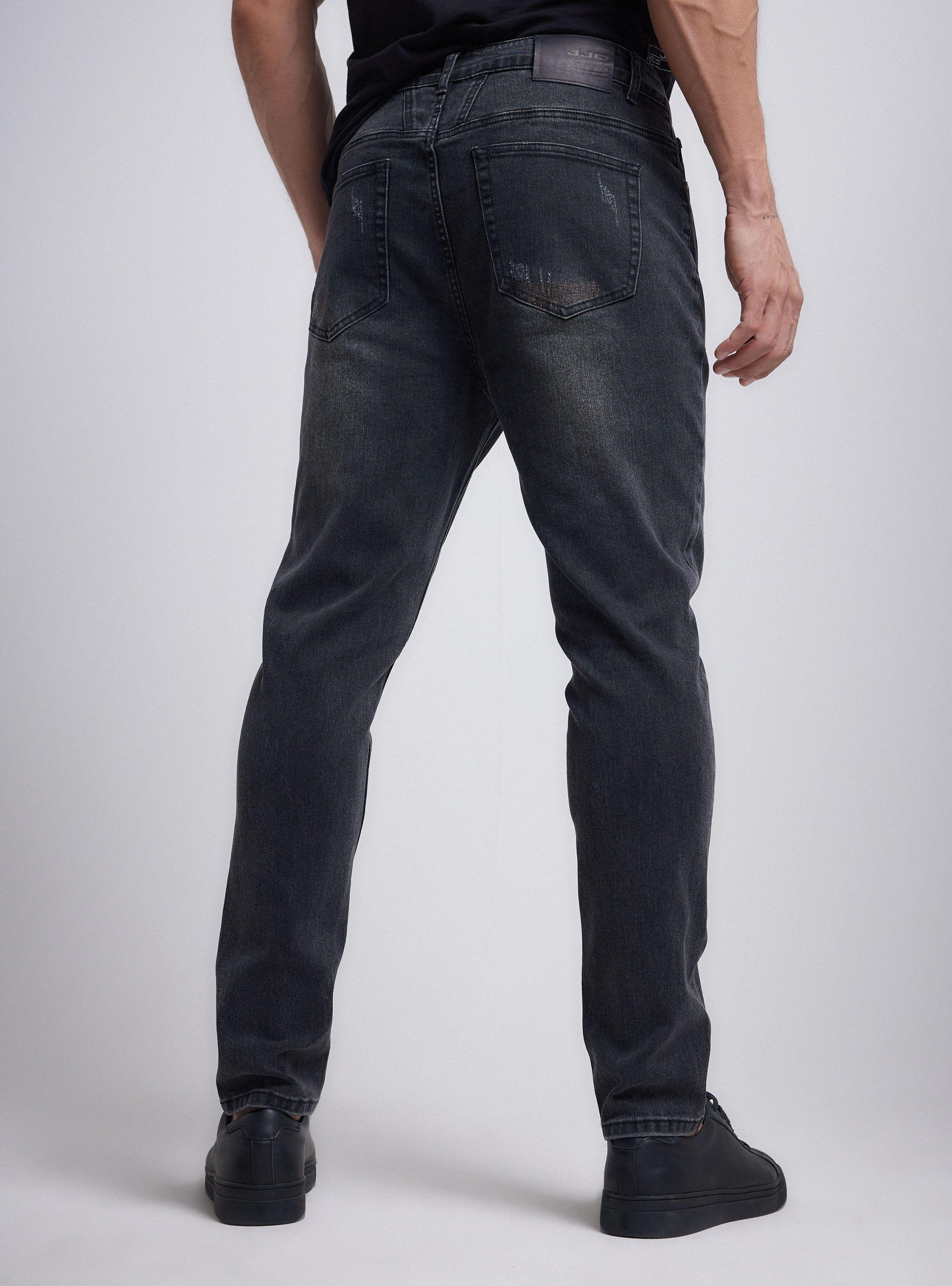 Jeans Roturas con Zigzag Cobre-1