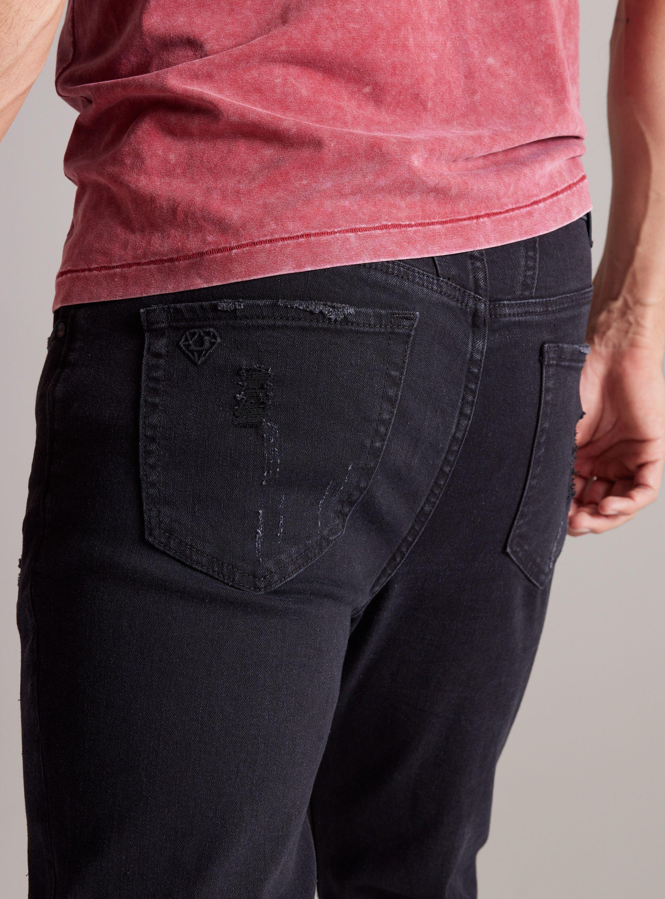 Jeans Strong Roturas con Remallado-3