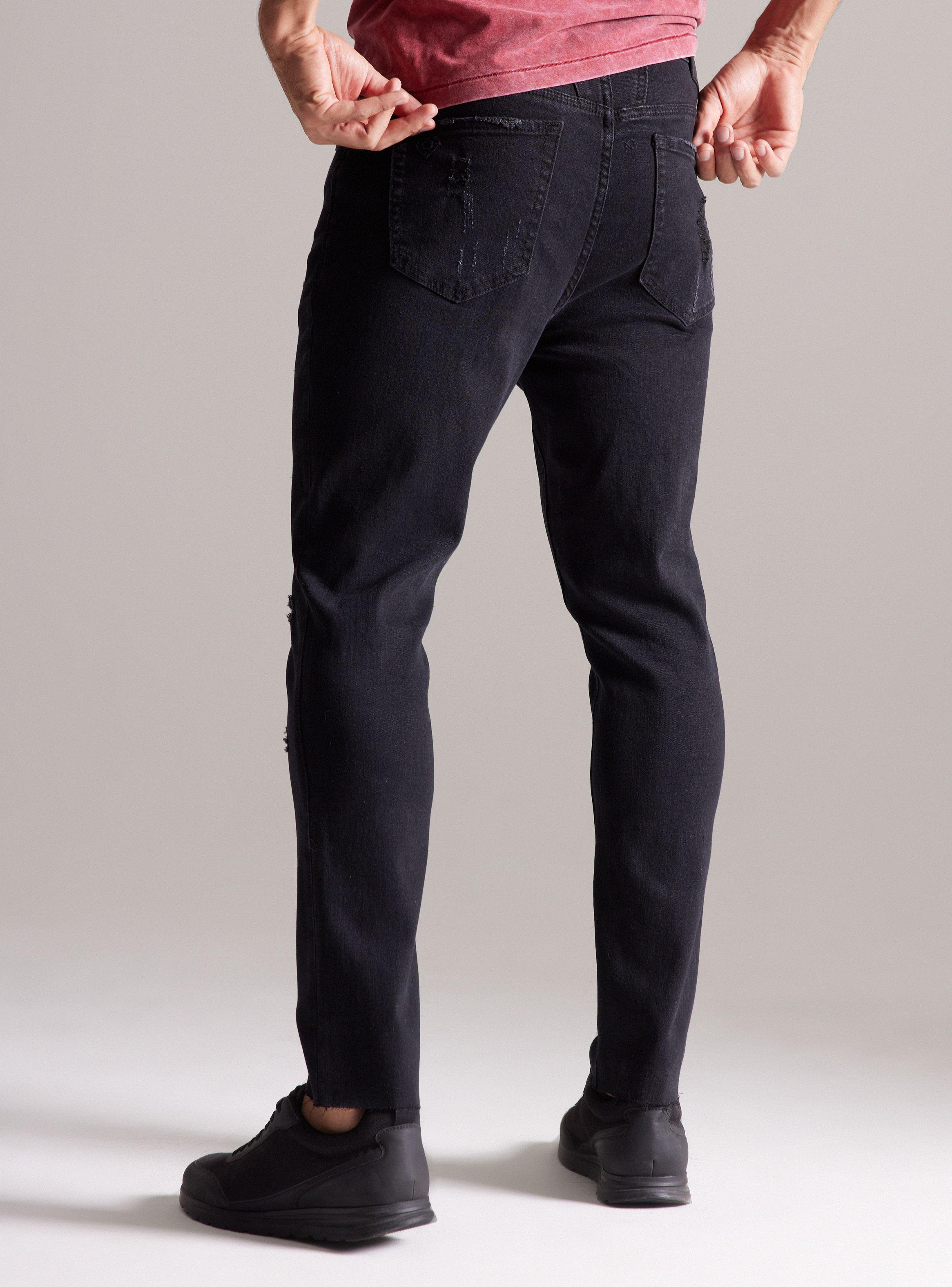 Jeans Strong Roturas con Remallado-1