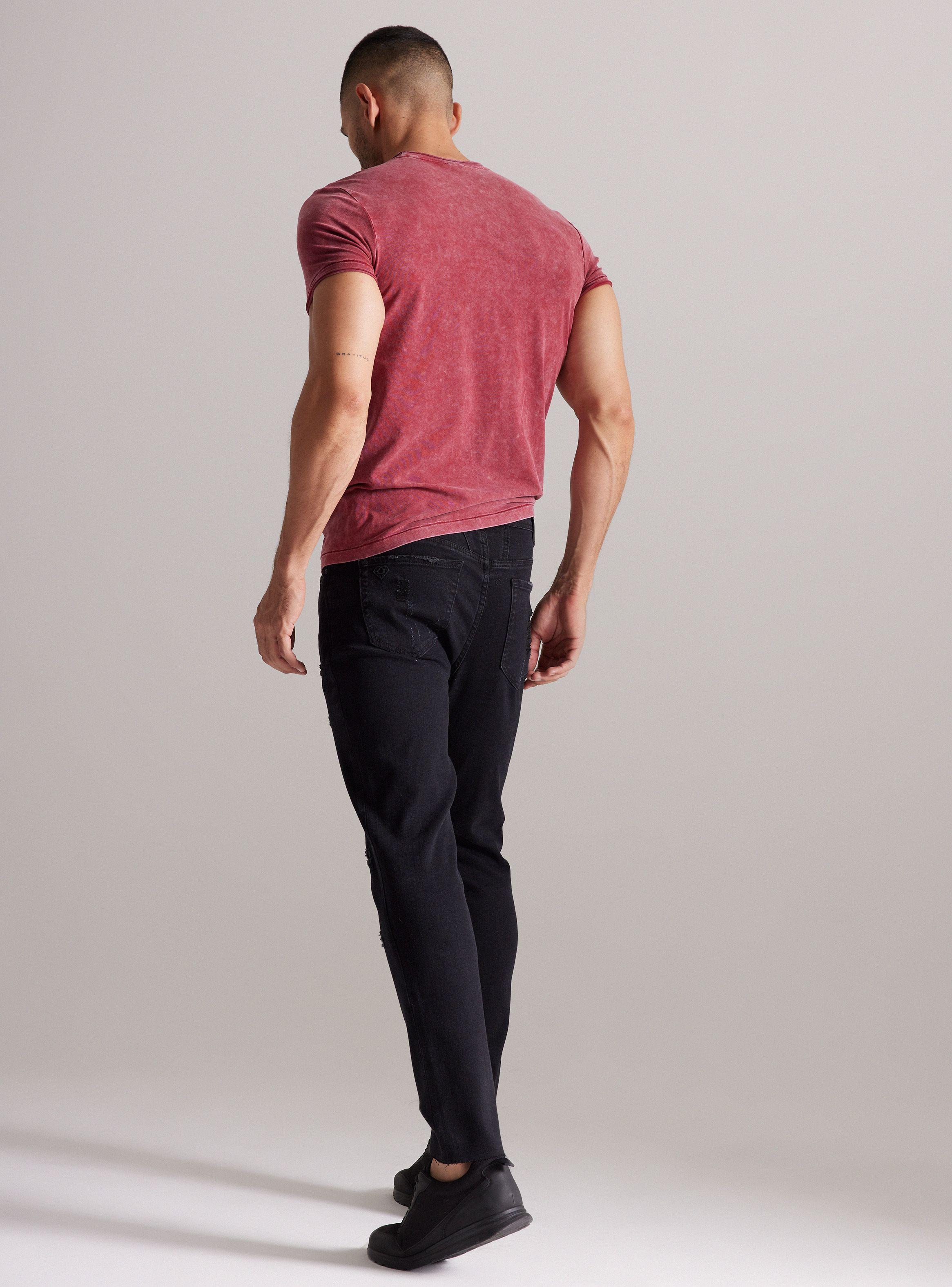 Jeans Strong Roturas con Remallado-5