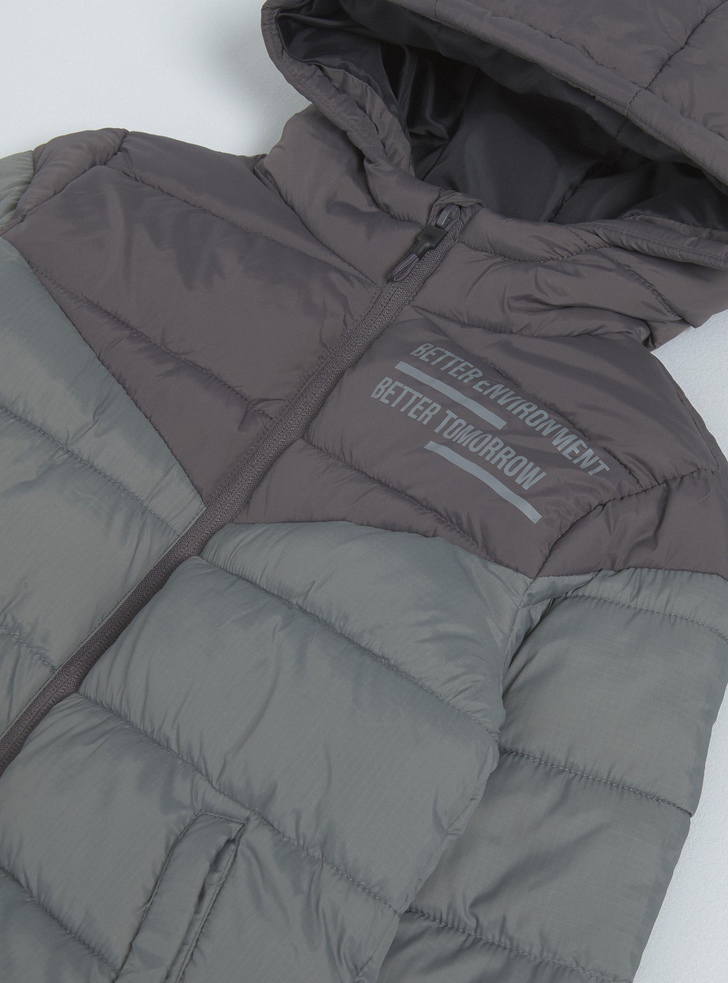 Parka Puffa Color Block Cortes Diagonal-2