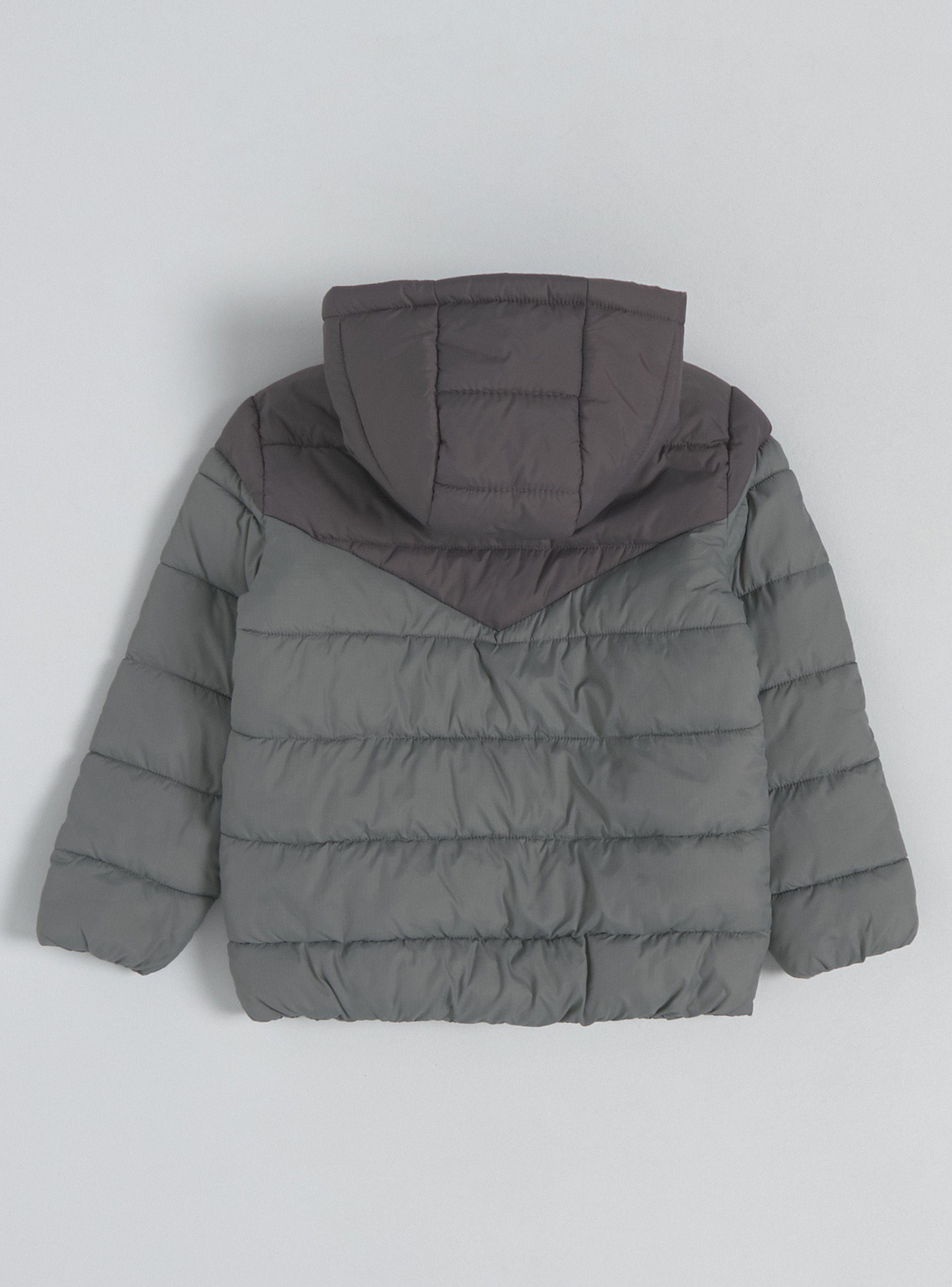 Parka Puffa Color Block Cortes Diagonal-1